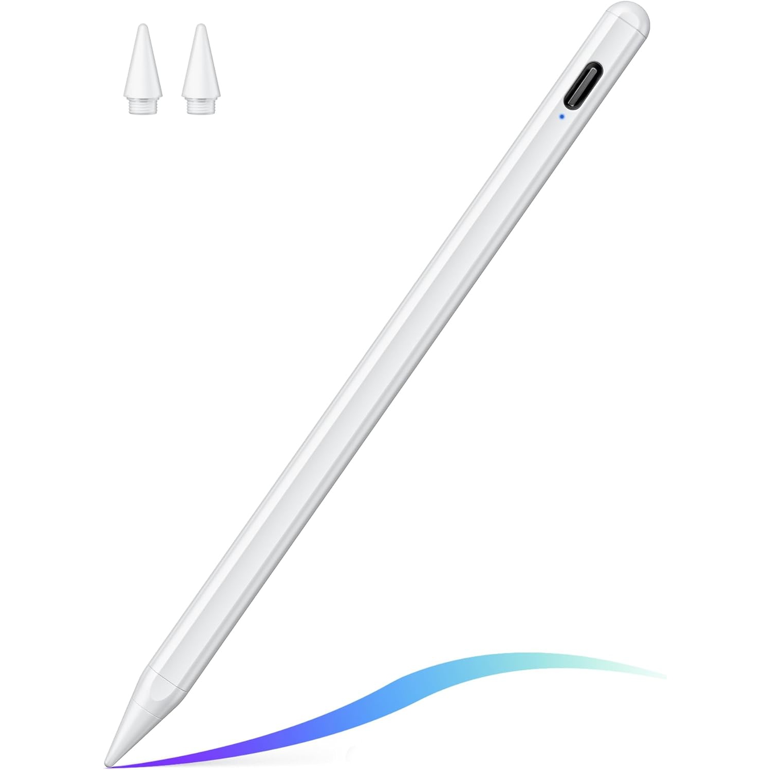 Stylus Pen for iPad - Palm Rejection, Tilt, Fast Charging iPad Pencil for Apple iPad Pro 11/13, Pro 12.9 6/5/4/3, iPad Air M2, Air 5/4/3, iPad