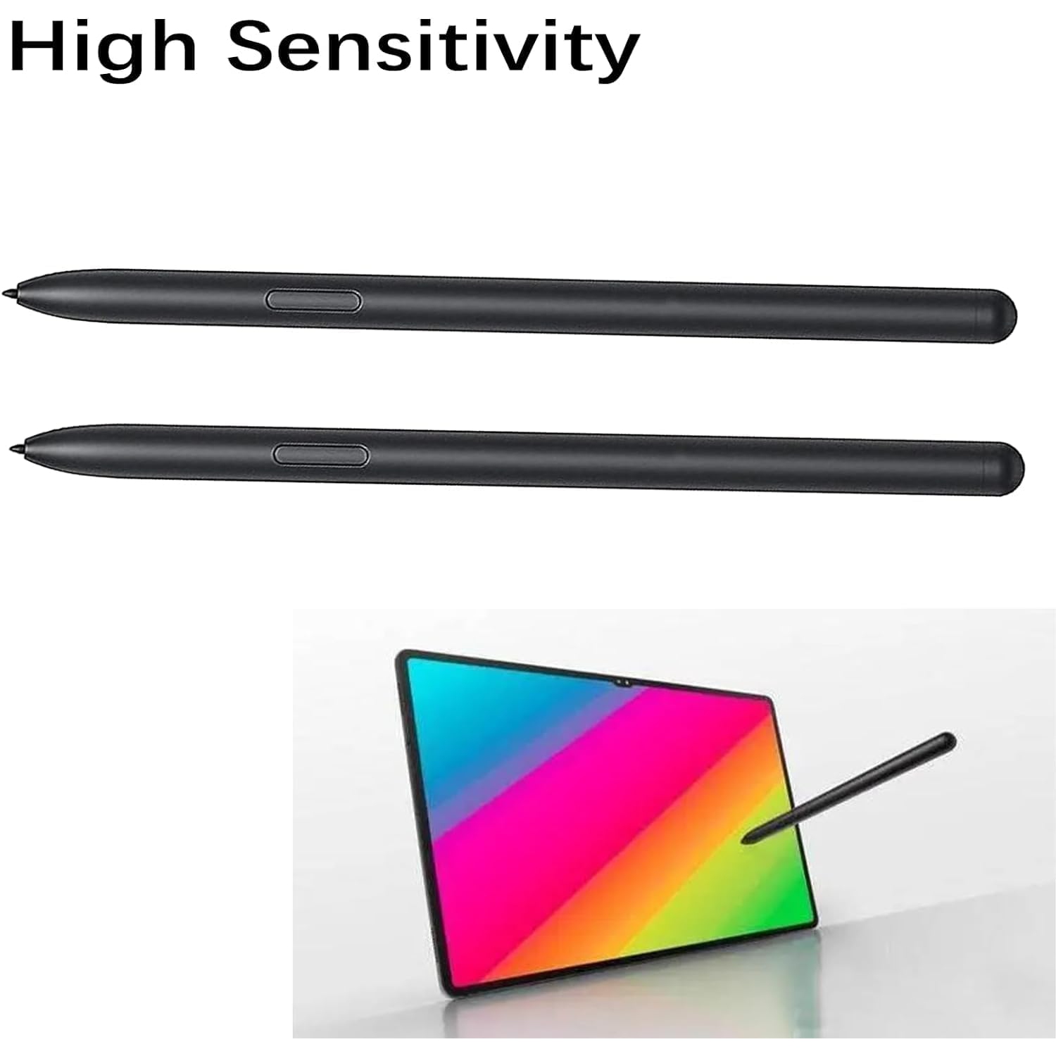 2 Pack Galaxy Tab S7 FE S Pen Replacement Stylus Pen for Samsung Galaxy Tab S7, Tab S7 FE SM-T730, SM-T733, SM-T736B Stylus Pen