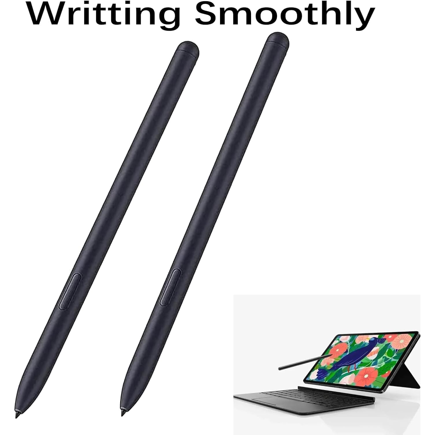 2 Pack Galaxy Tab S7 FE S Pen Replacement Stylus Pen for Samsung Galaxy Tab S7, Tab S7 FE SM-T730, SM-T733, SM-T736B Stylus Pen
