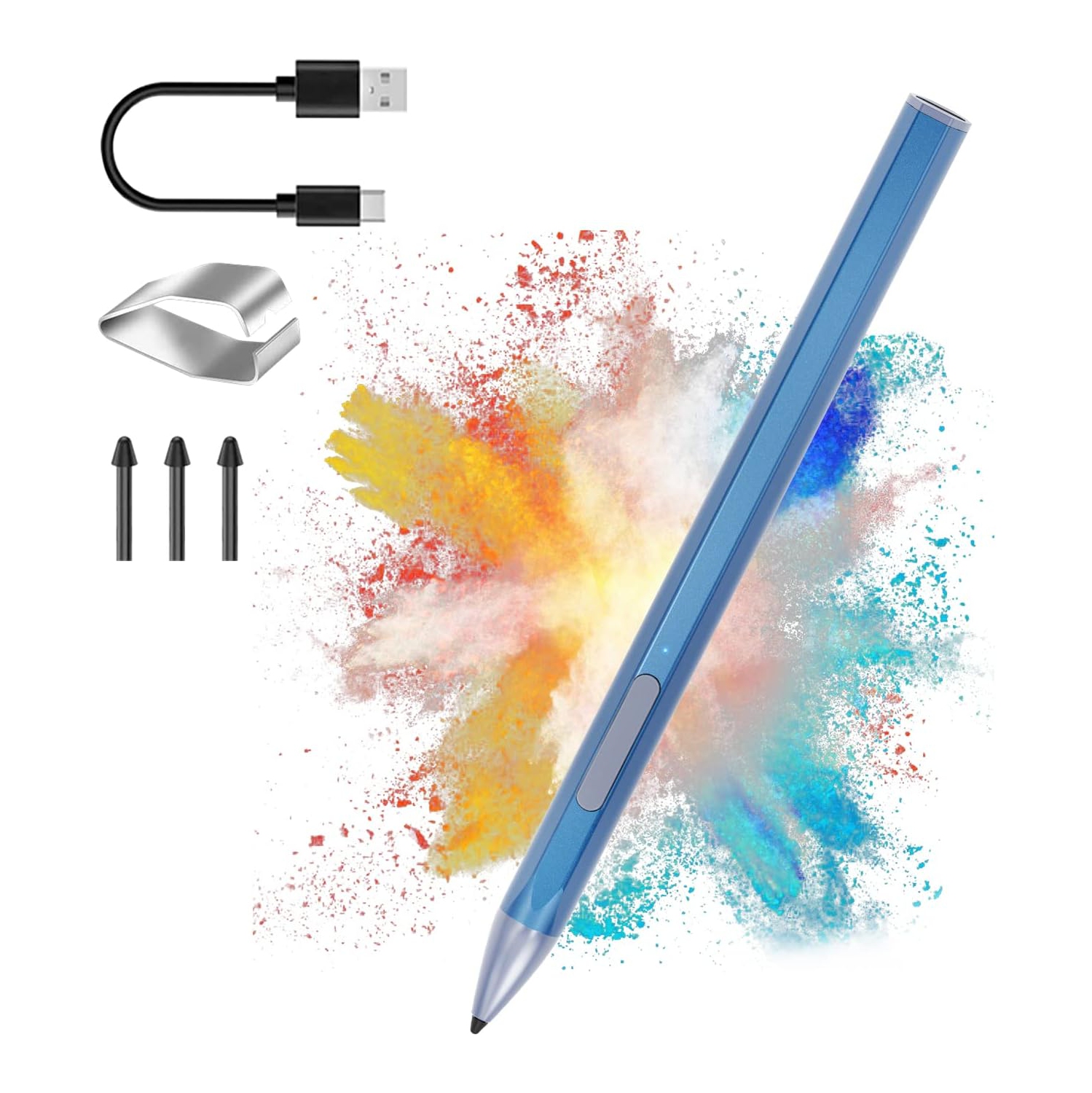 Stylus Pen for ASUS Transformer/Mini/ASUS Zenbook Flip/Pro/ASUS Vivobook Flip/Pro/Duo/ASUS Notebook, Rechargeable MPP 2.0 Tilt Active Pen with 4096 Pressure Sensitivity