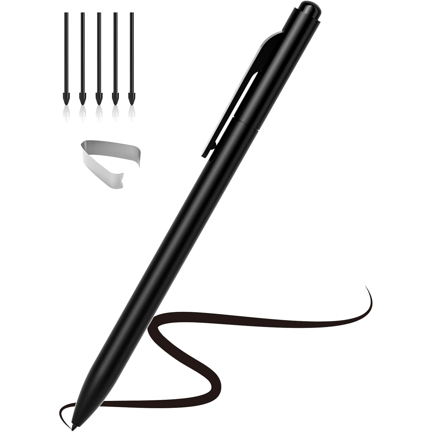 EMR Stylus Compatible with Remarkable 2, Replacement Digital Pen with Eraser, 4096 Pressure Levels, Palm Rejection, Tilt Support, for