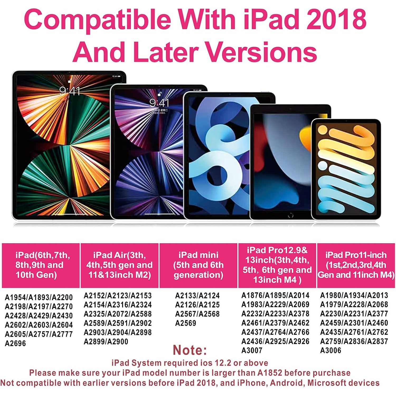 Stylus Pen for iPad, Apple Pencil for iPad 9th Gen,Apple Pen for iPad 10th Gen,iPad Pencil for iPad(2018-2022), iPad Pro11/iPad Pro12.9 3/4/5/6th