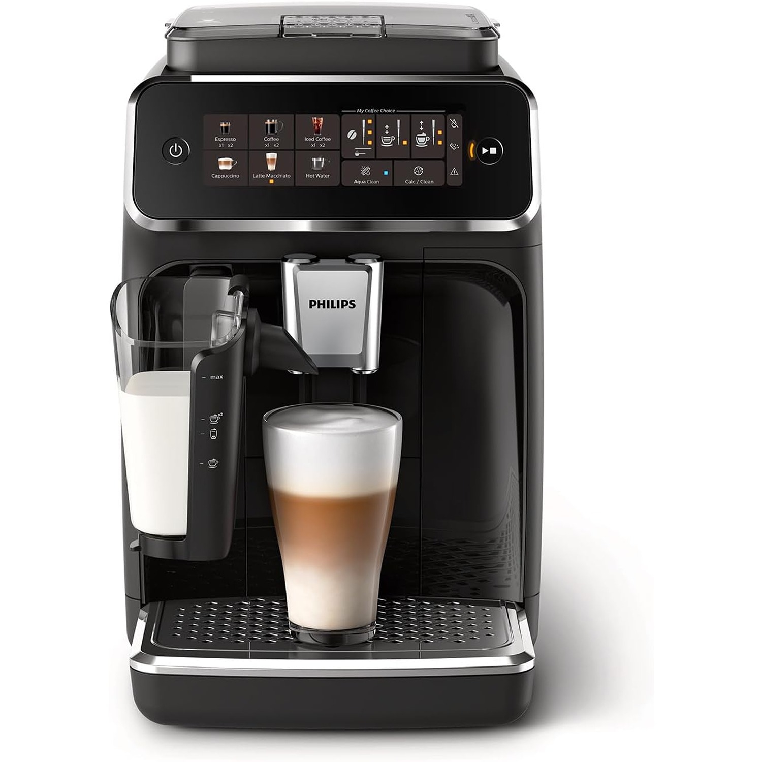 Machine à espresso entièrement automatique Philips série 3300 – LatteGo Silent Brew 3347/90