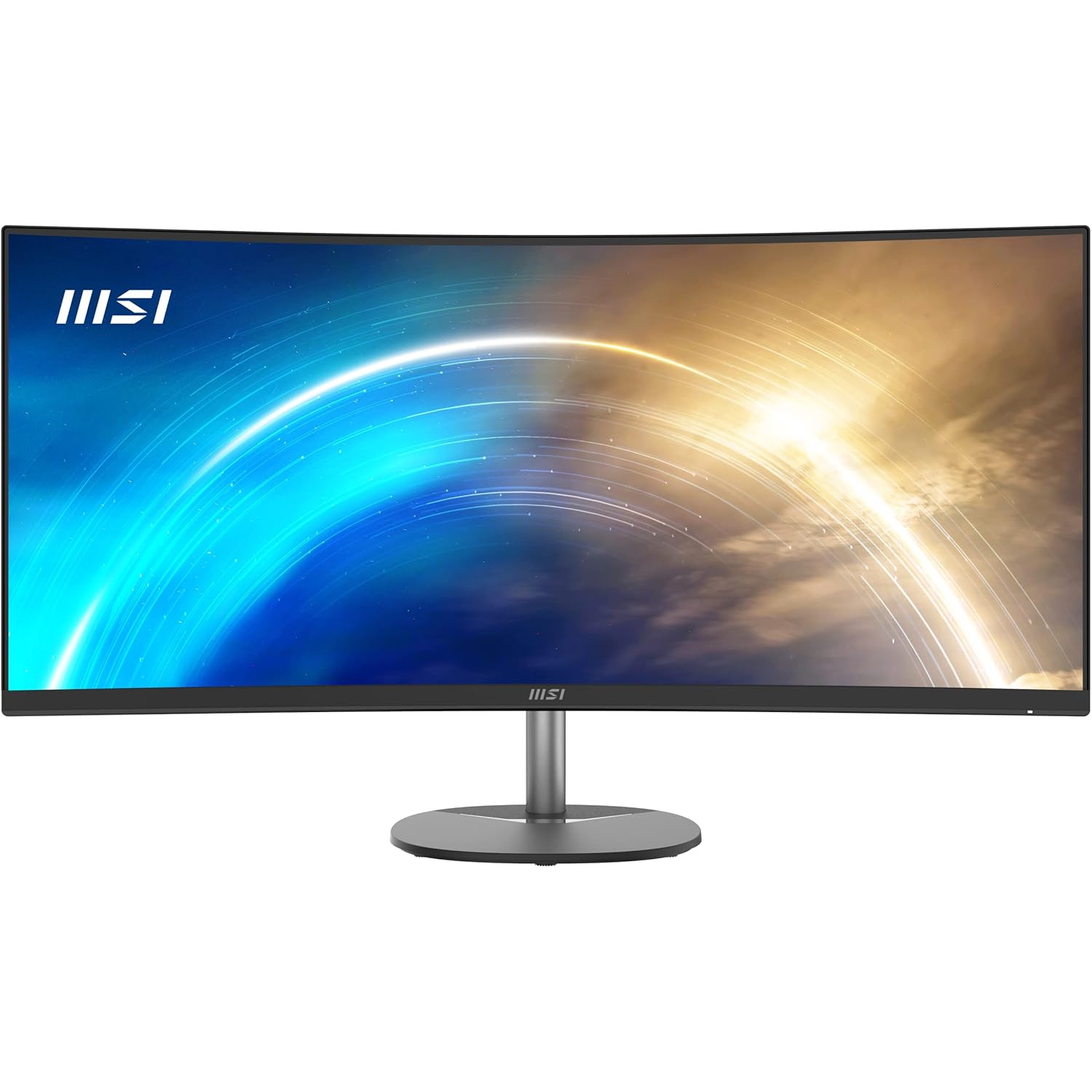 MSI Pro MP341CQ, 34" Monitor, 3440 x 1440(UWQHD) VA, 100Hz, TUV Certified Eyesight Protection, 4ms, Displayport, HDMI, Tilt