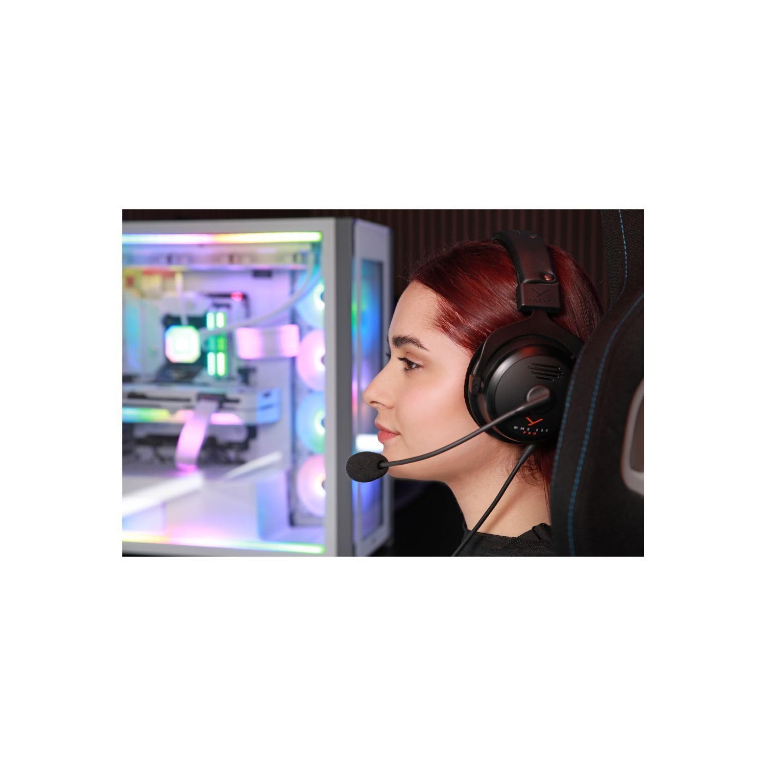 beyerdynamic MMX 330 PRO Open Back Gaming Headset with STELLAR.45 Driver and Condenser Microphone