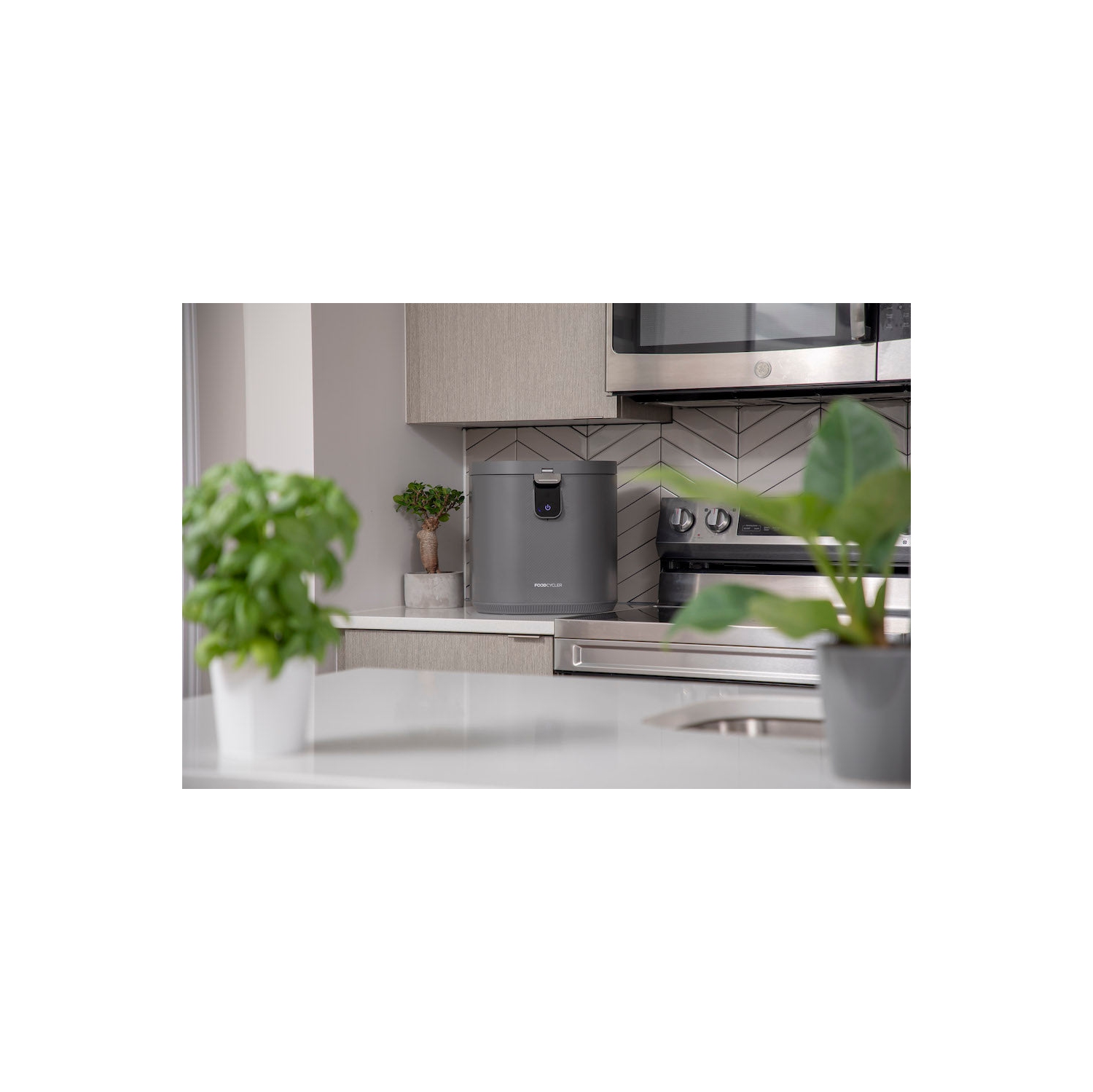 Recycleur alimentaire primé Eco 5 de Food Cycler | Bac de compostage intérieur de rechange | Broyeur d'aliments électrique de comptoir avec poubelle