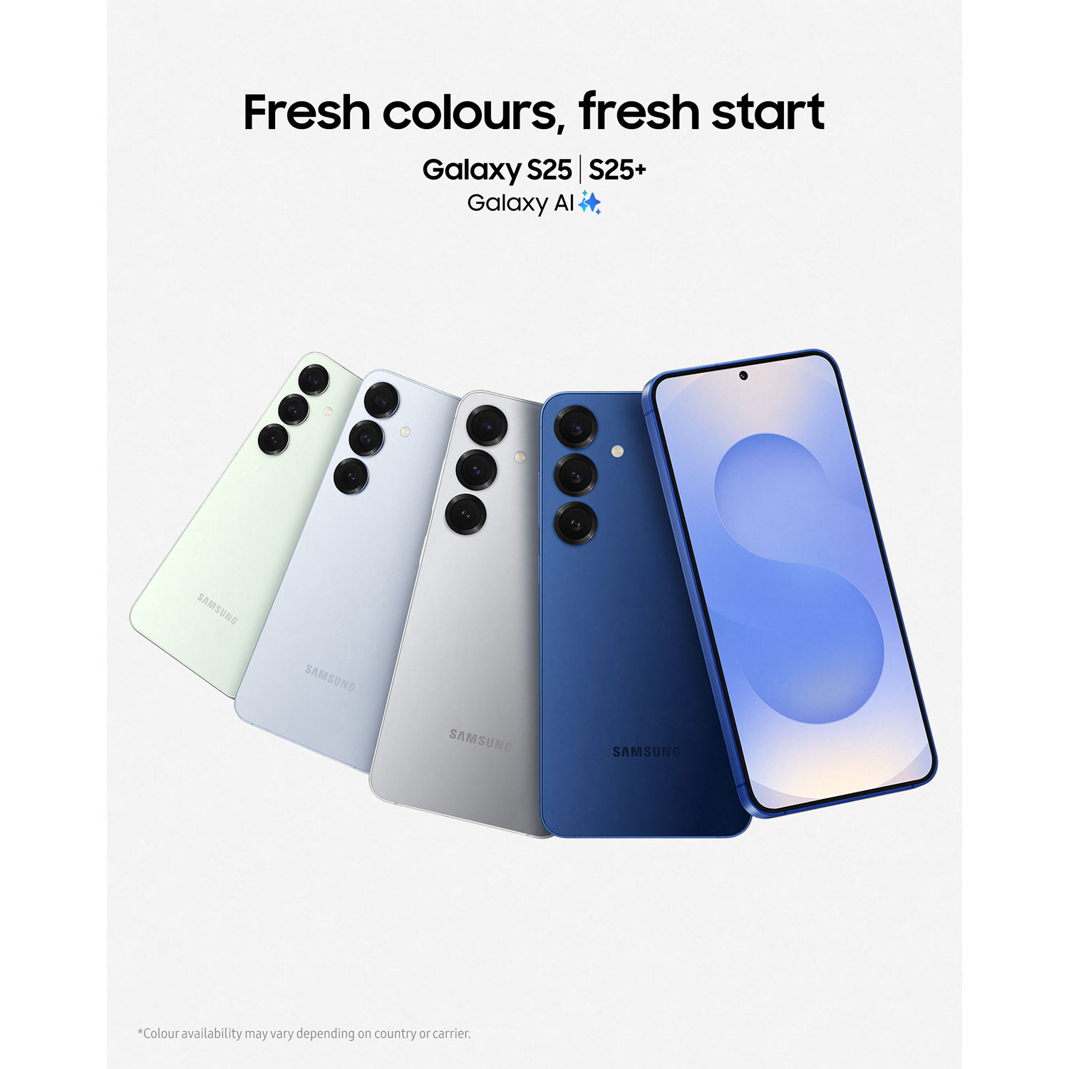 Galaxy S25 de 128 Go de Samsung - Bleu glacial - Déverrouillé