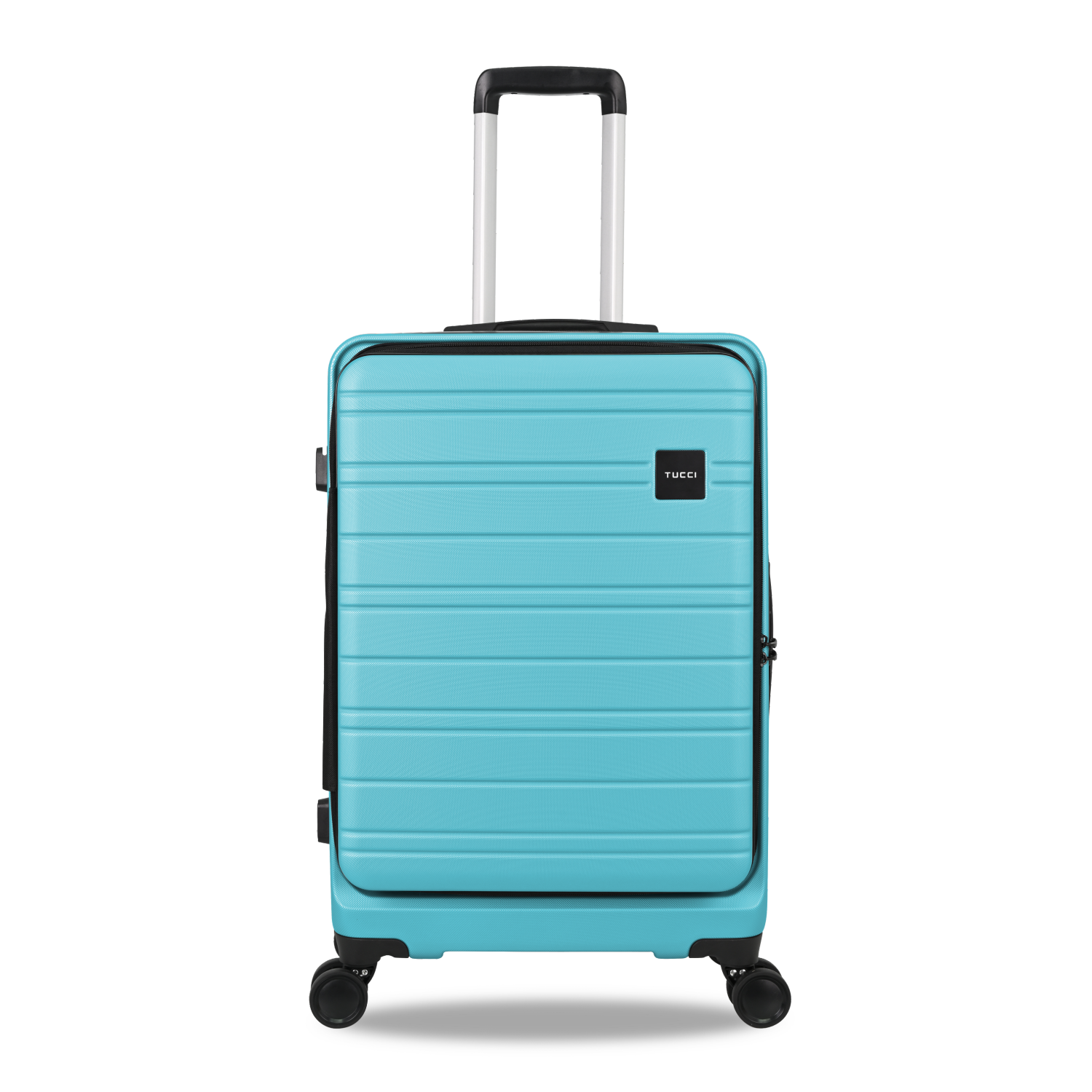 TUCCI ITALY CIRCOLO 3PC LUGGAGE SET EXPANDABLE-TEAL