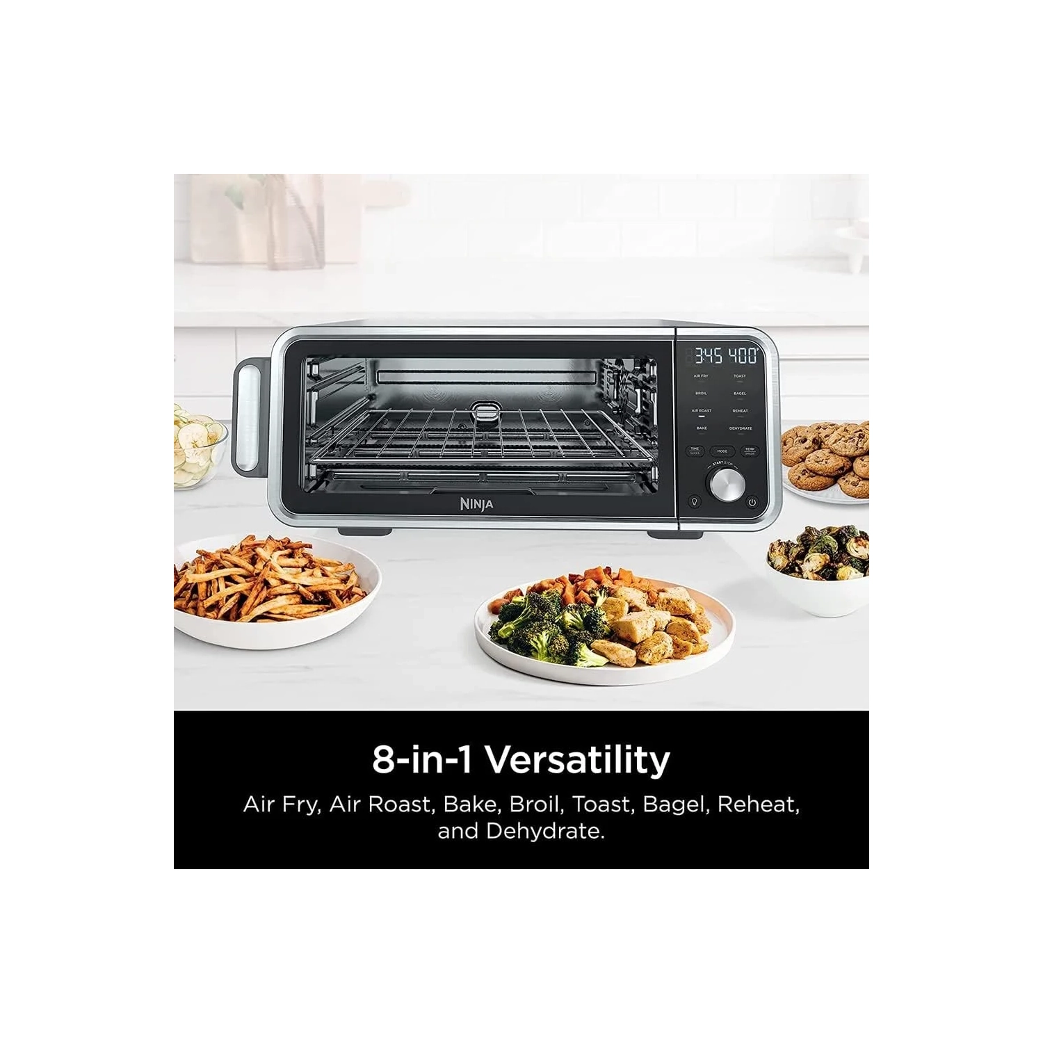 (GOOD remis à neuf) - Four 8-en-1 Digital Air Fry Pro de Ninja en acier inoxydable