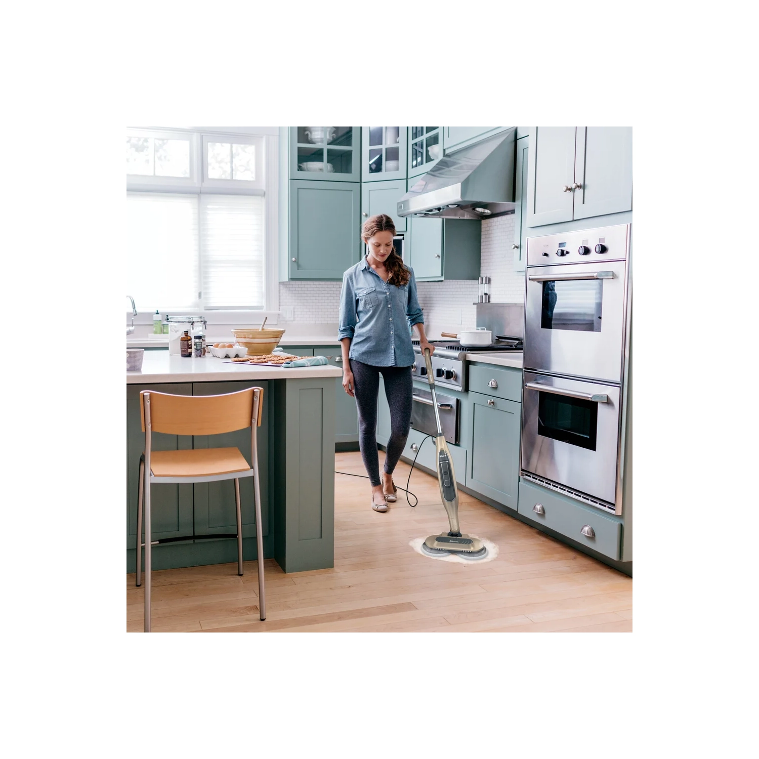 (Remis à neuf Très bon état) - Vadrouille à vapeur tout-en-un Shark pour nettoyer et désinfecter les planchers durs