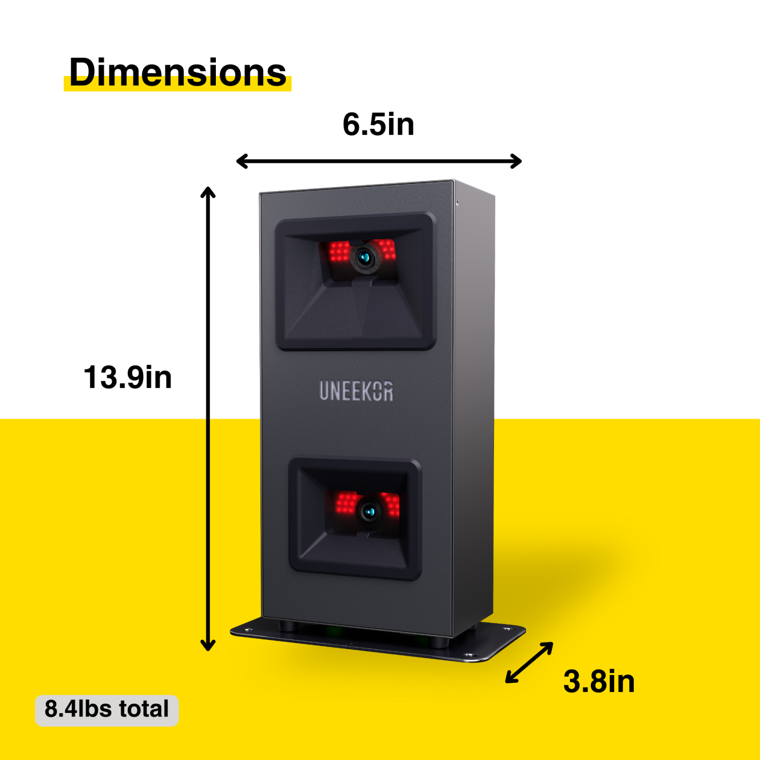 UNEEKOR EYE MINI LITE Golf Simulator – Indoor Launch Monitor with 19 Metrics, Near-Zero Latency, Easy Setup, AI Trainer Compatible, Works with GSPro,