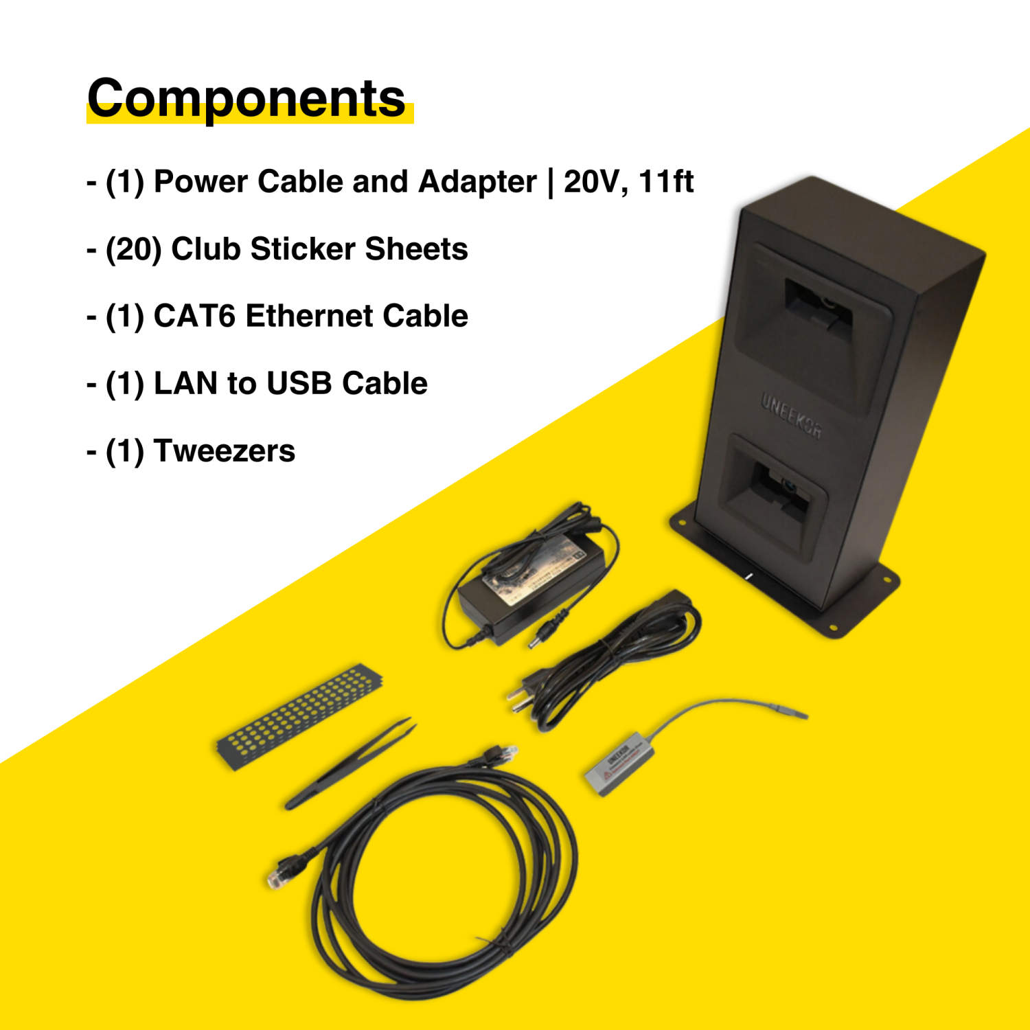 UNEEKOR EYE MINI LITE Golf Simulator – Indoor Launch Monitor with 19 Metrics, Near-Zero Latency, Easy Setup, AI Trainer Compatible, Works with GSPro,