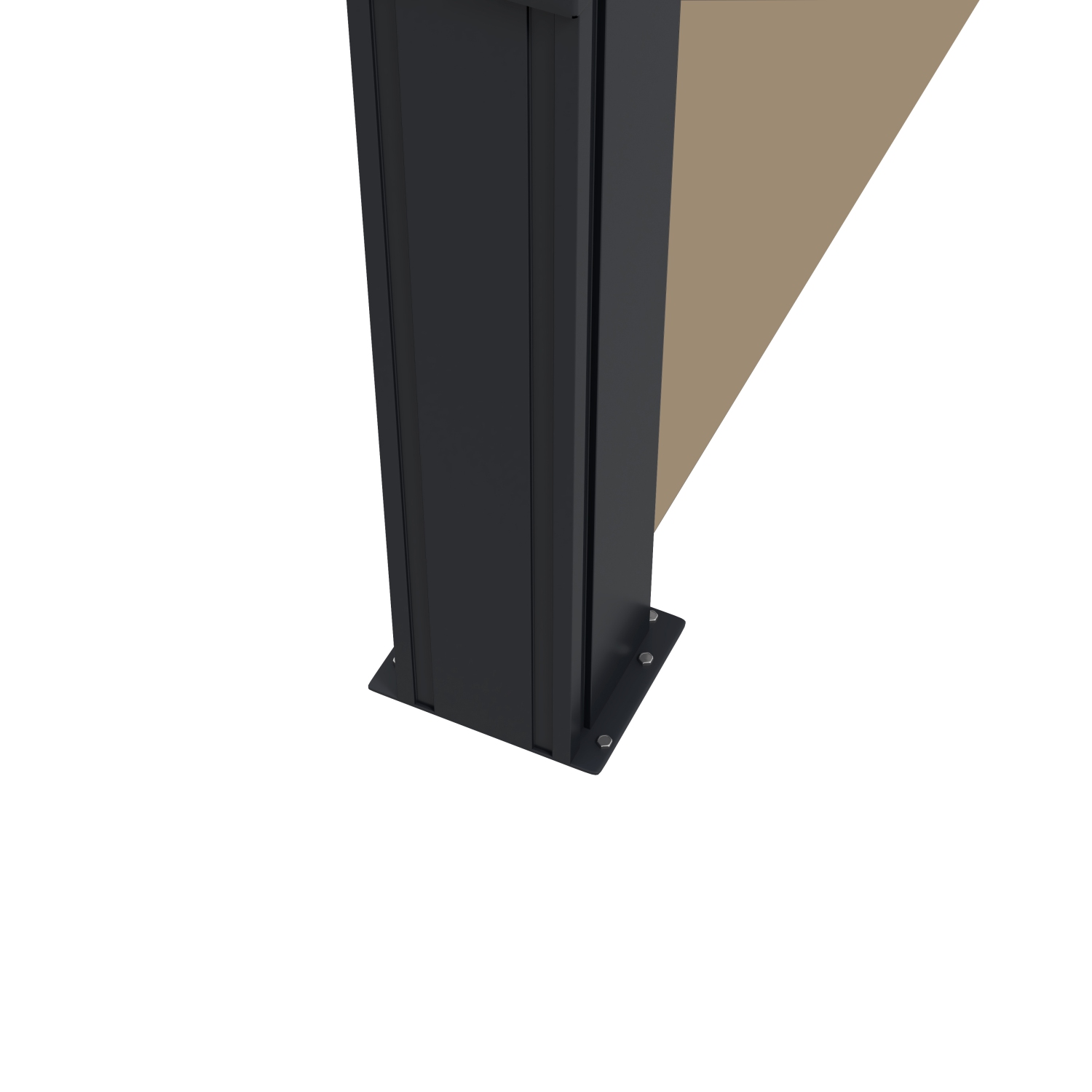 Outsunny 13' x 5' Retractable Side Awning, Garden Privacy Screen Divider, Full Cassette Windbreaker for Hot Tub, Balcony, Terrace, Pool, Khaki