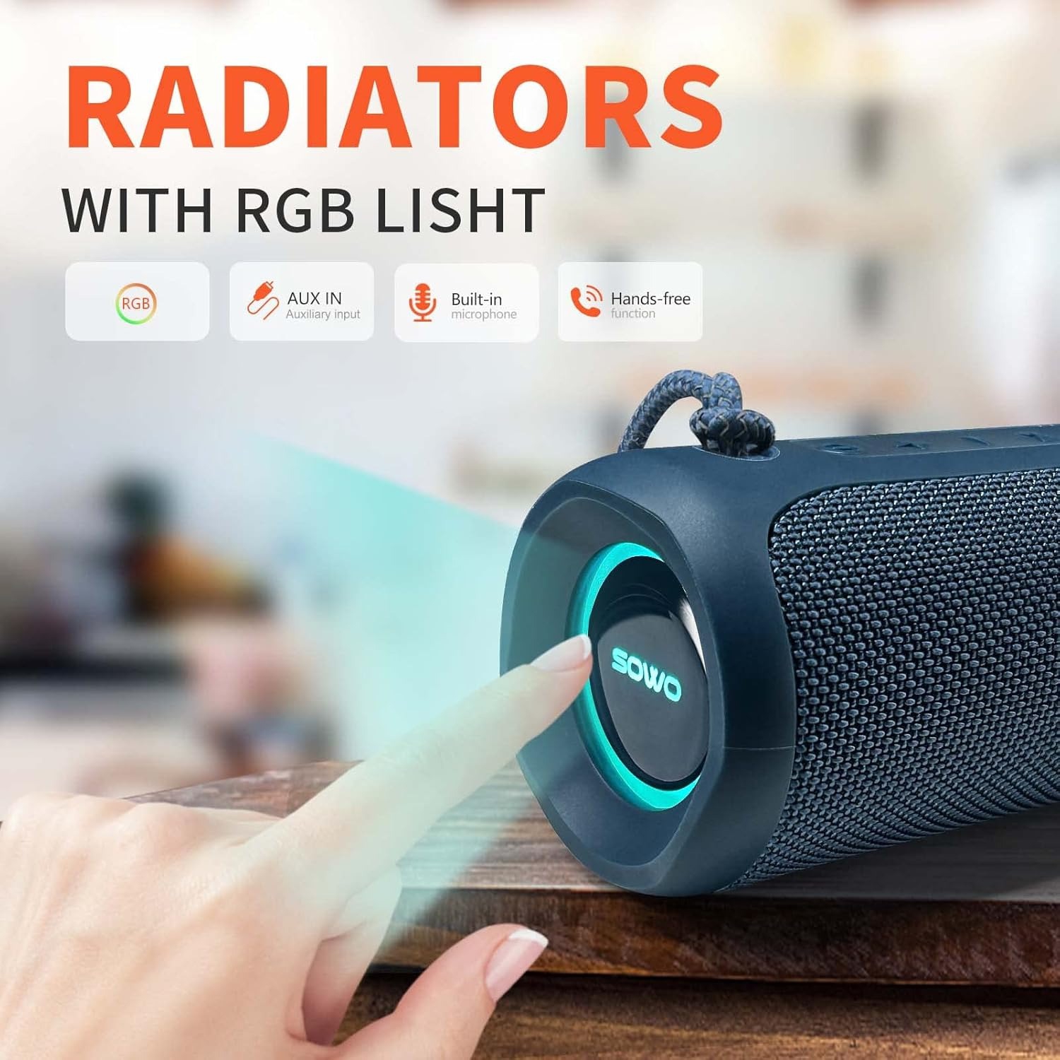 Open Box - Harman Kardon SoundSticks 4 Bluetooth Wireless Speaker - Black