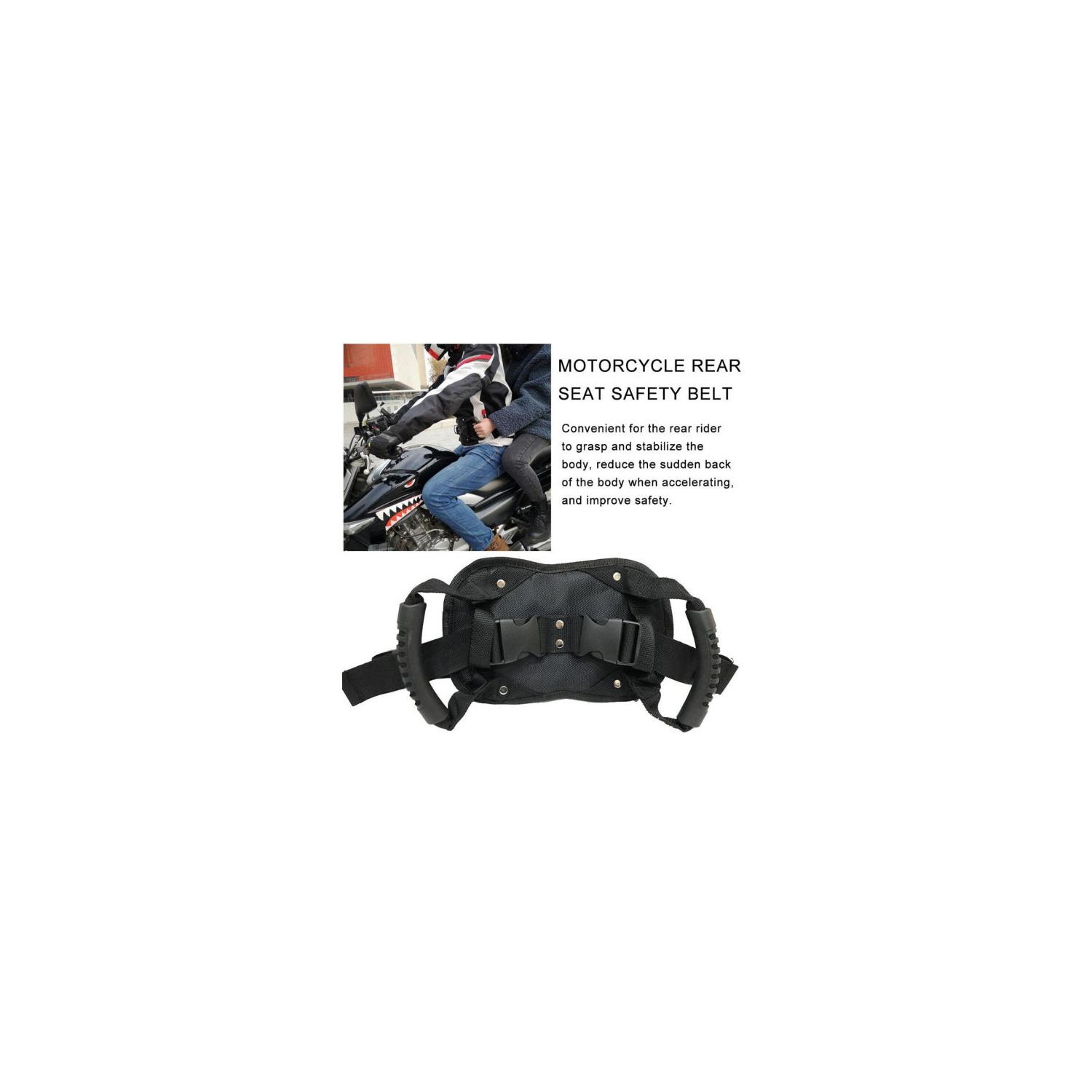 Motorcycle Seat Safety Armrest - Backseat Handle - Backseat Handle
