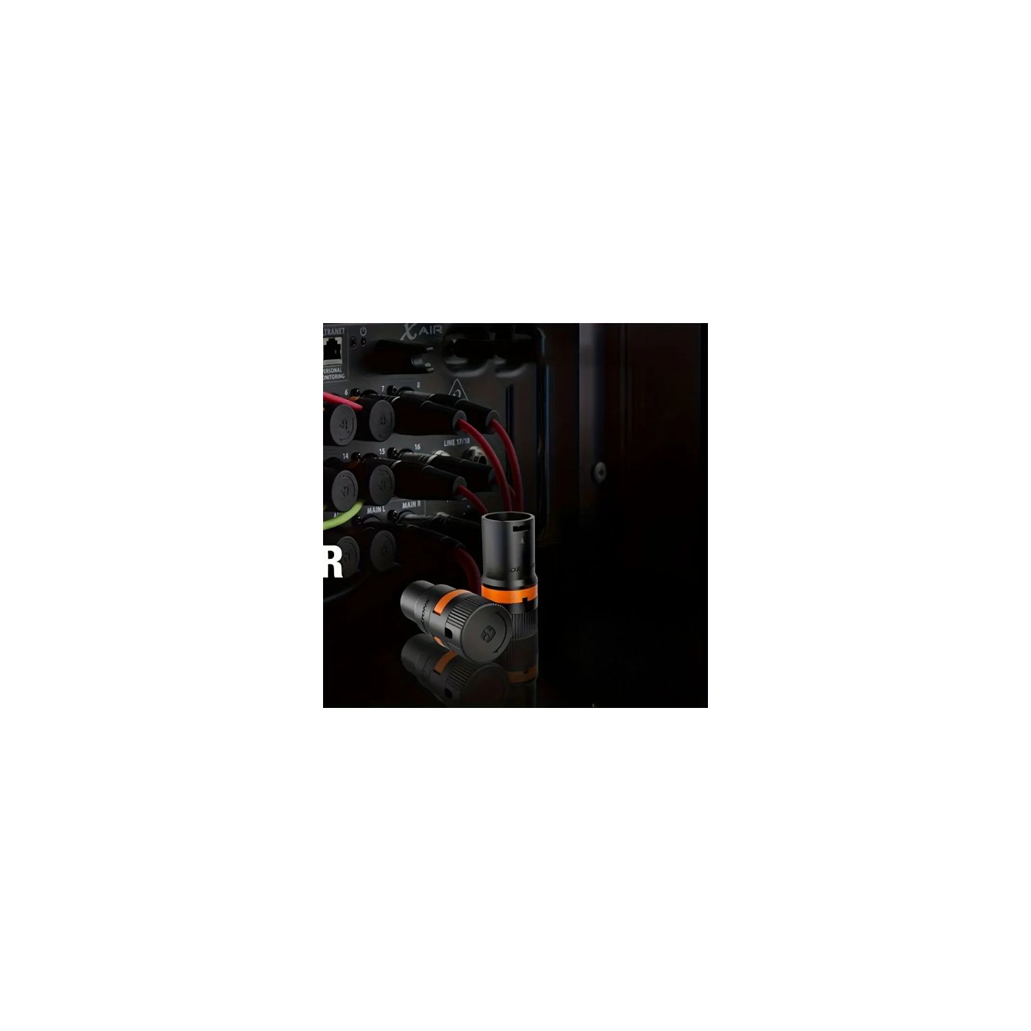 XLR Adapter, 1-Pair XLR Male to Male & XLR Female to Female 3PIN Adapter, Compatible with Mixer, Microphone, Power