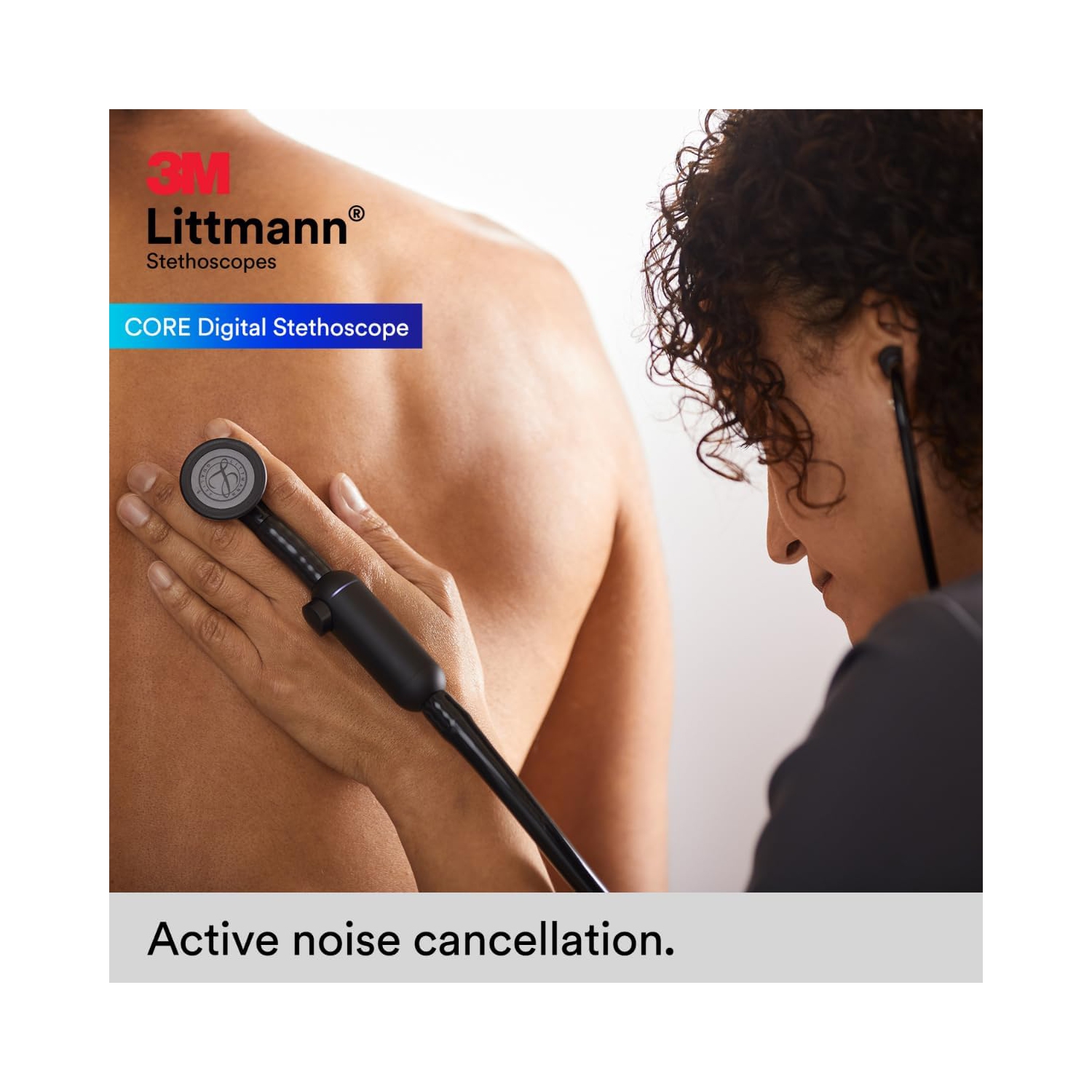 Stéthoscope numérique Littmann CORE de 3&nbsp;M, notre stéthoscope le plus avancé à ce jour, amplification jusqu'à 40x*, suppression active du bruit