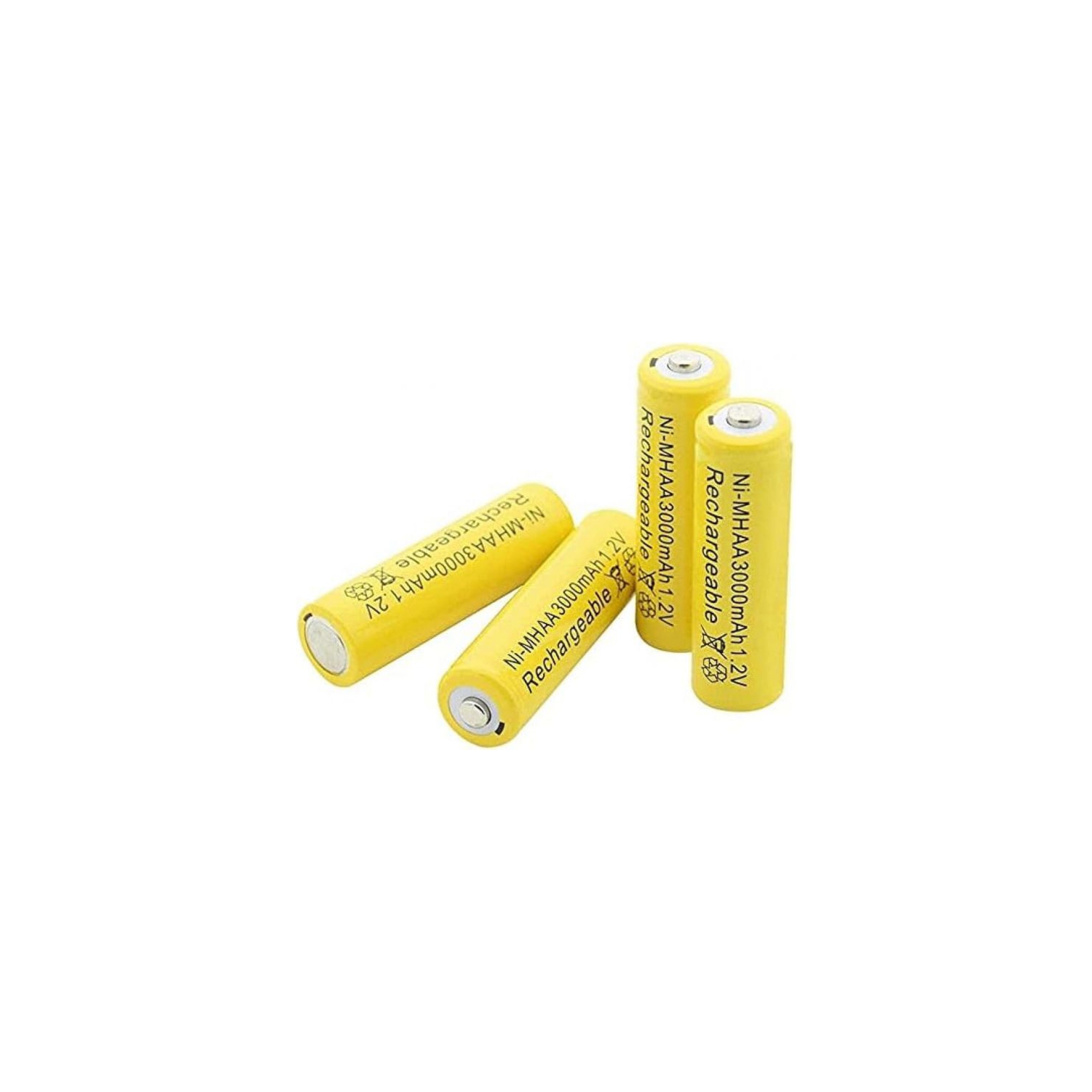 Piles rechargeables 1,2&nbsp;V AA 3000&nbsp;mAh Ni-MH pour flashs d'appareil photo, micro, jouets, télécommande.