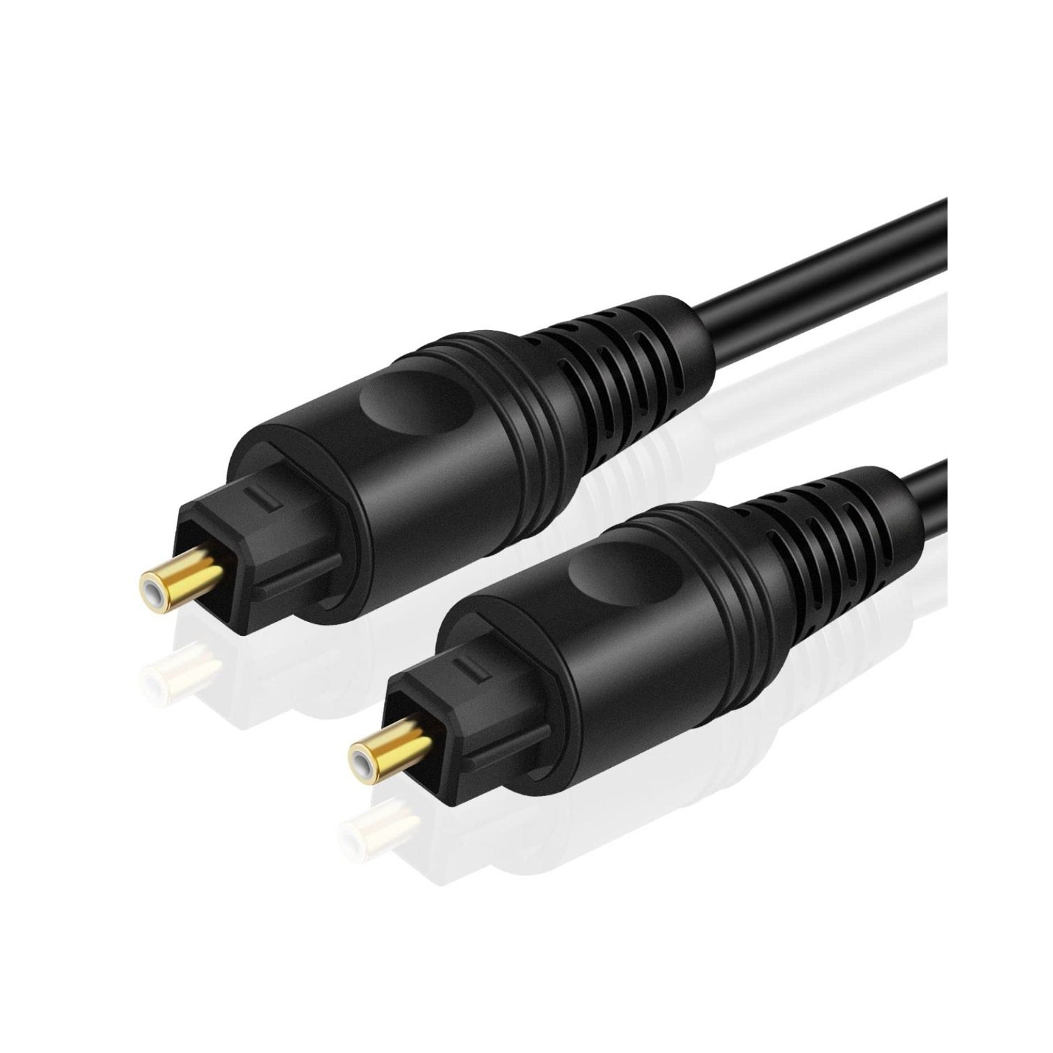 Câble audio optique numérique Toslink vers Toslink numérique fibre optique pour un son clair, complet et riche de -5 pi