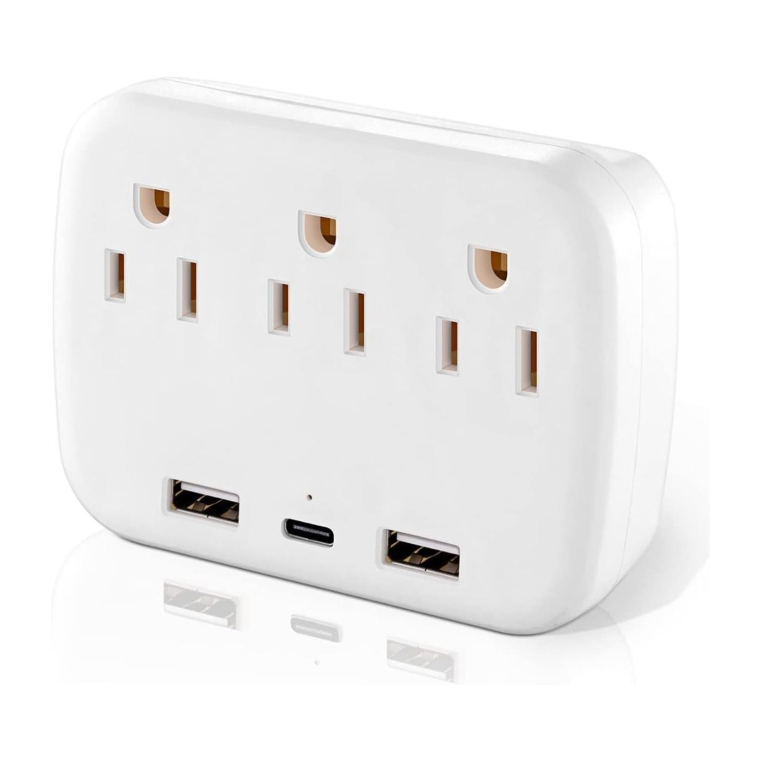 Barre d'alimentation compacte de voyage avec 2 ports USB pour charger des appareils électroniques sur les bateaux de croisière