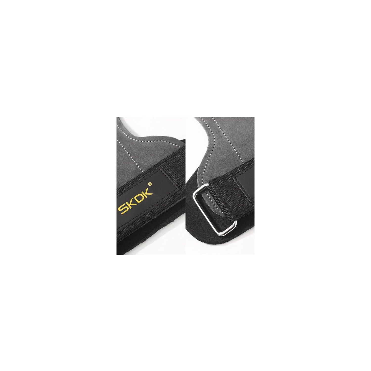 1 paire de protège-paumes durables en cuir de vache pour équipement de mise en forme - protège-poignets durables en cuir de vache