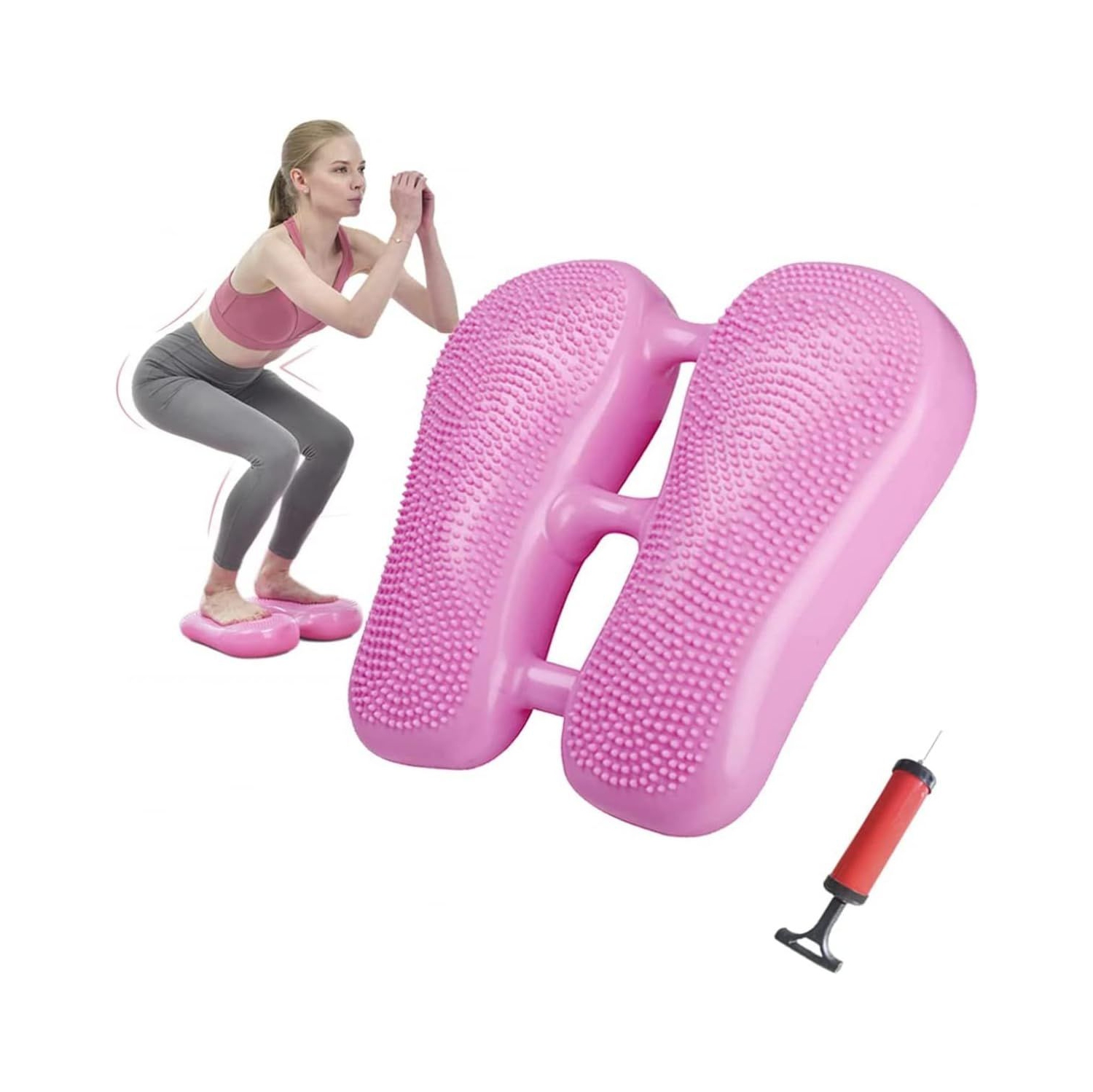 Coussin d'équilibre gonflable multifonctionnel pour renforcer le tronc et entraîner l'équilibre