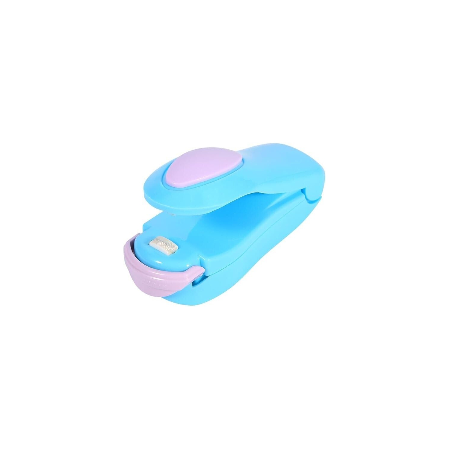 Mini Heat Sealing Machine for Home Use, Handheld Mini Portable Sealing Machine Heat Sealer Stapler for Packing home use-(BLUE)