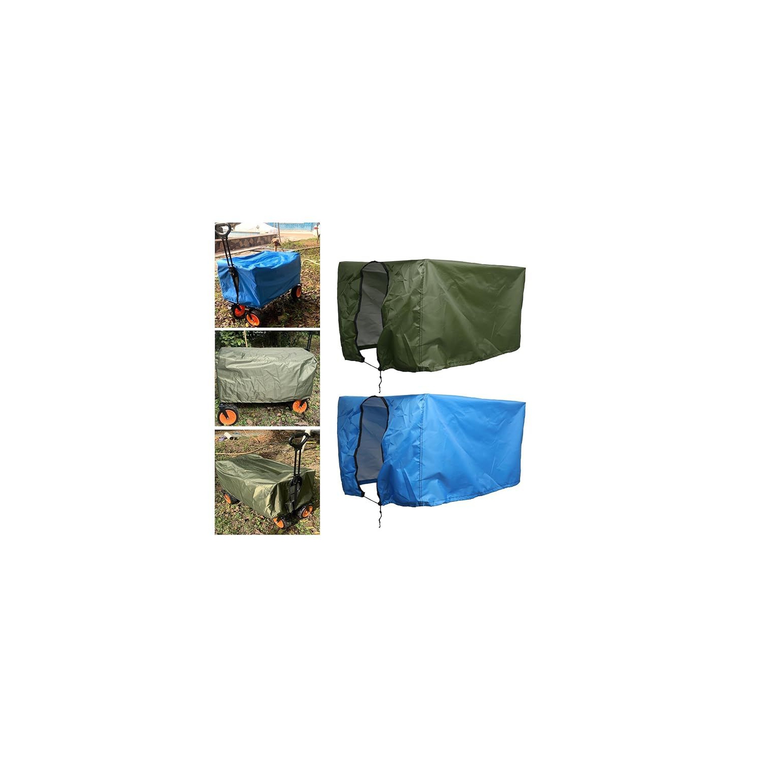 1pc Heavy Duty Waterproof Cover for Folding Utility Wagon Cart - Protect Your Cart from Outdoor Elements