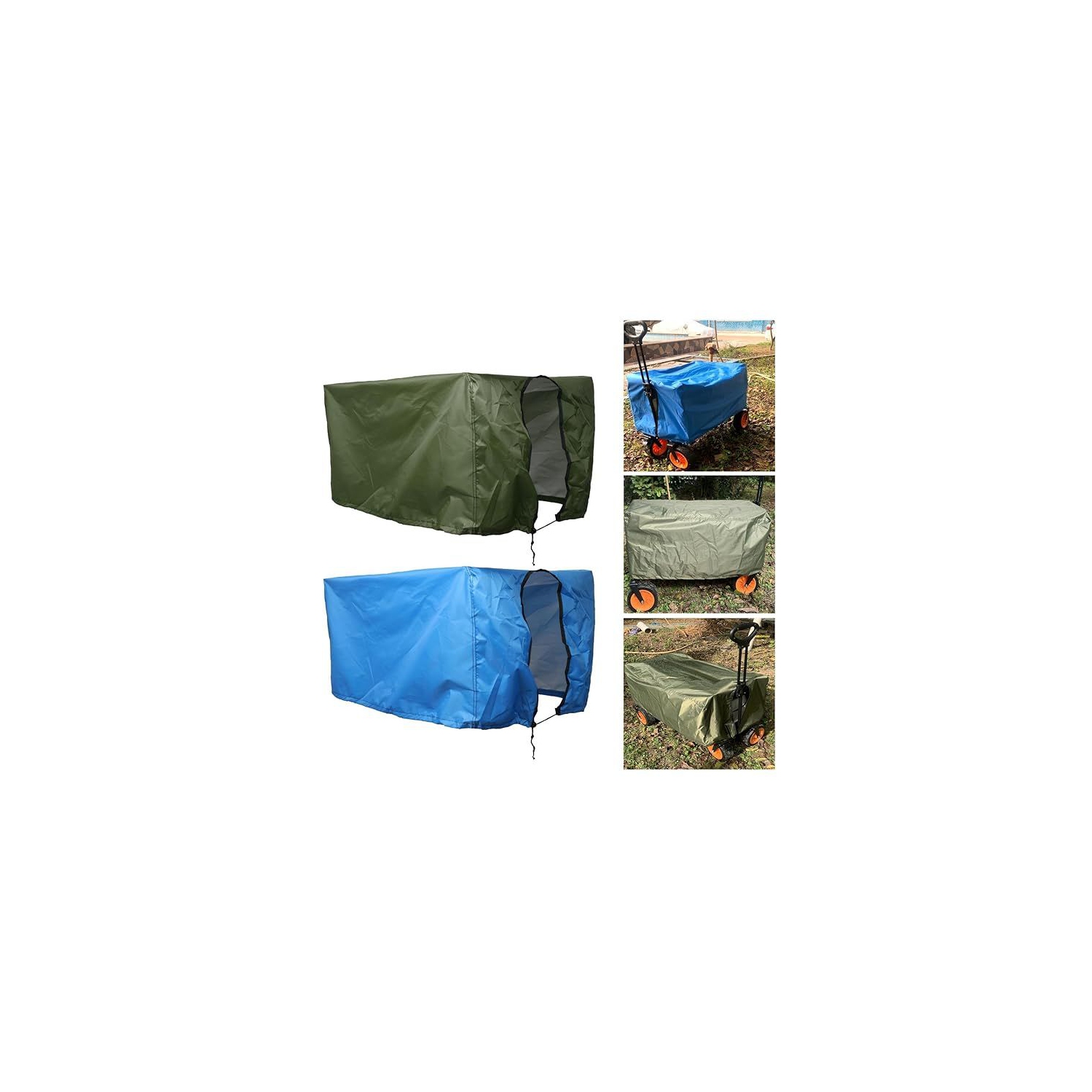 1pc Heavy Duty Waterproof Cover for Folding Utility Wagon Cart - Protect Your Cart from Outdoor Elements