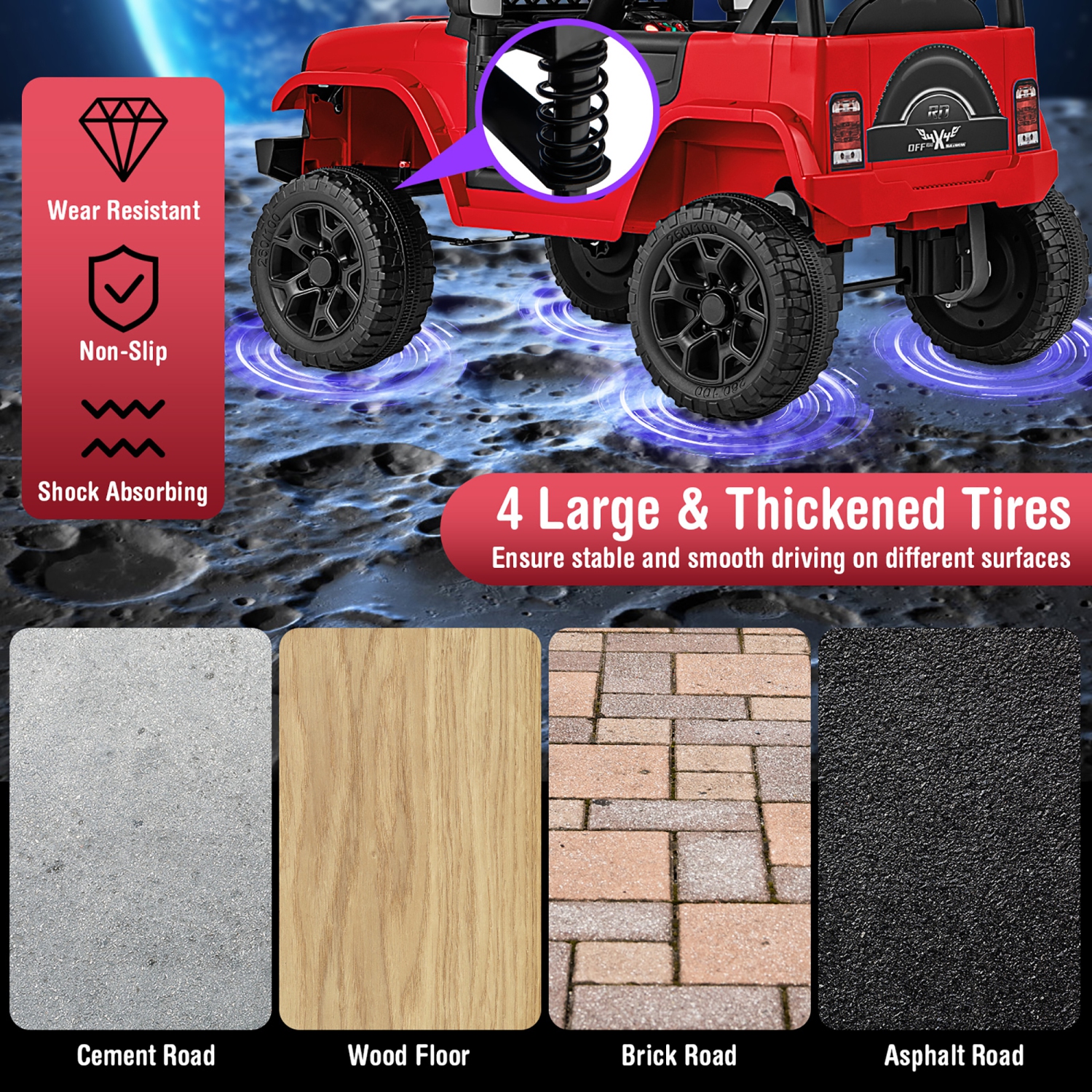 Gymax 12V Kids Ride on Truck Car Battery Powered Toddler Electric Vehicle w/ 3 Speeds