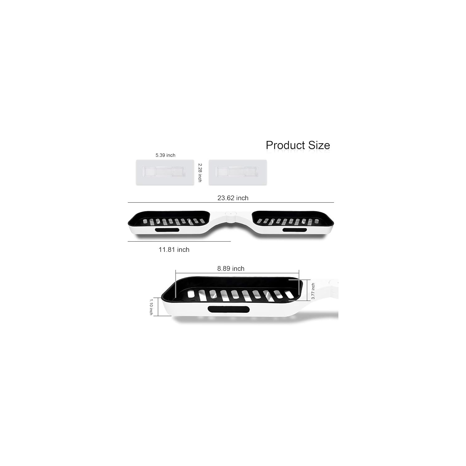 1pc Rotatable Bathroom Storage Rack, Wall Mounted Floating Shelves, Bathroom Hanging Storage Rack