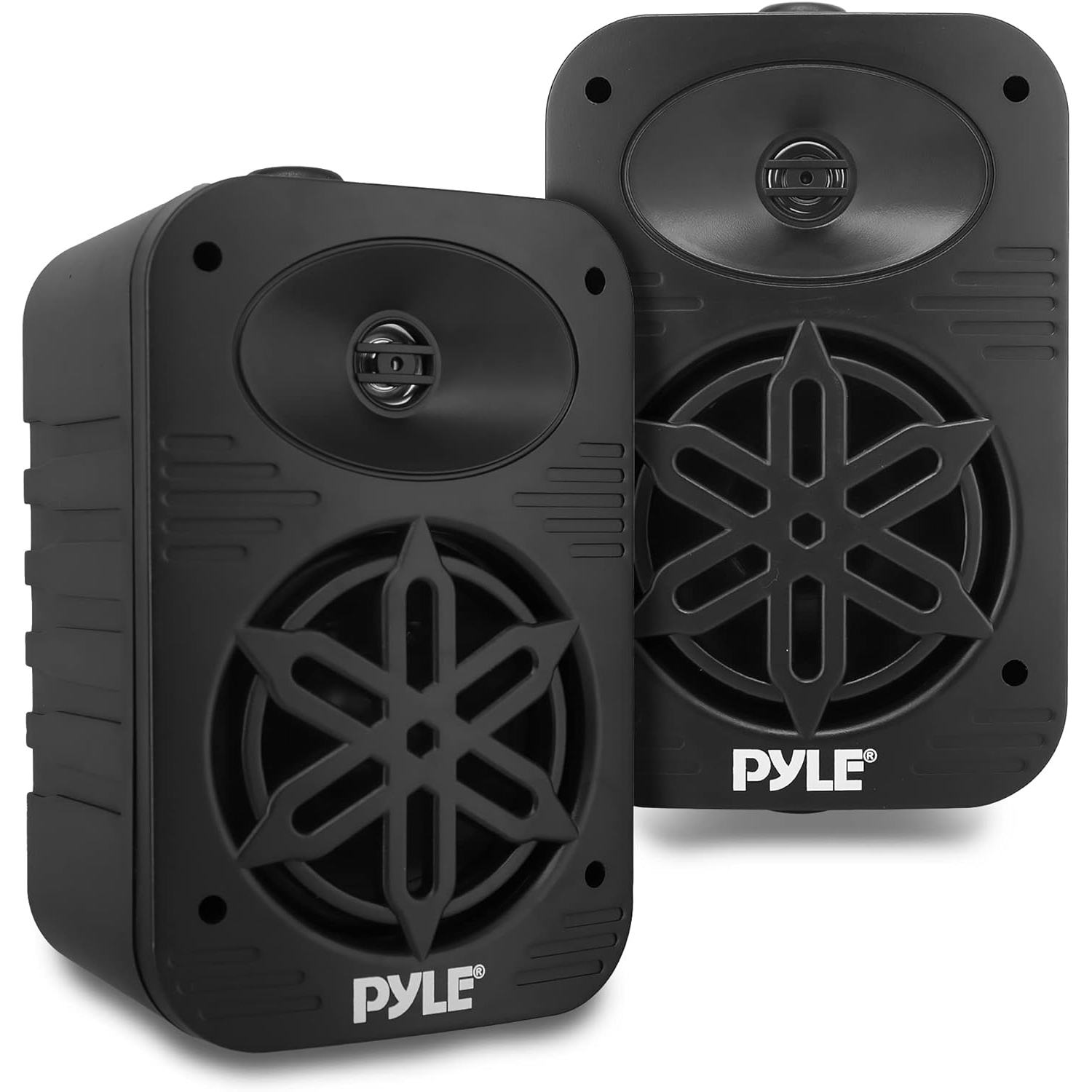 PyleUsa Indoor Outdoor Speakers Pair - 500 Watt Dual Waterproof 5.25” 2-Way Full Range Speaker System w/ 1/2” High Compliance Polymer Tweeter -