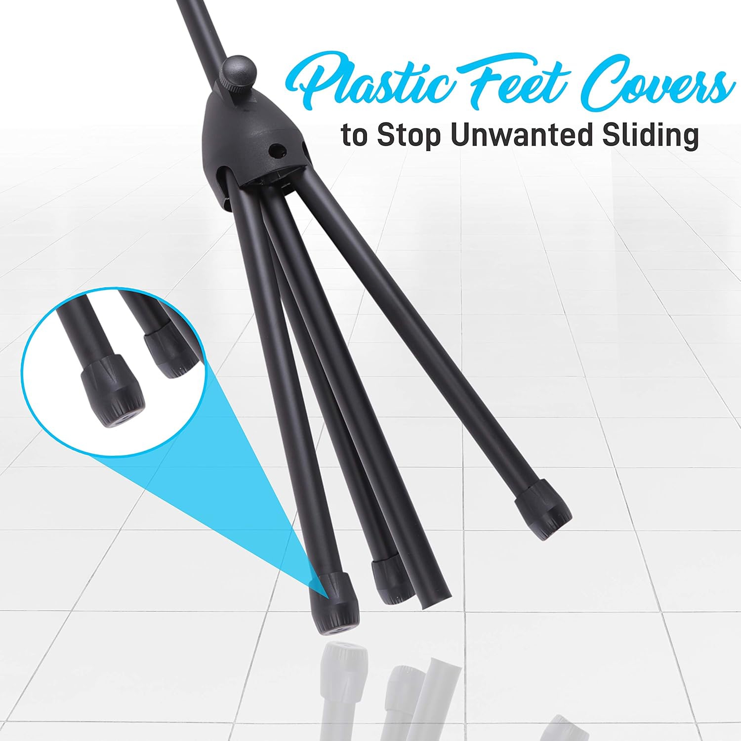 Ensemble de microphone dynamique portatif professionnel de Pyle - Microphone vocal unidirectionnel filaire avec sac de transport, pied de microphone