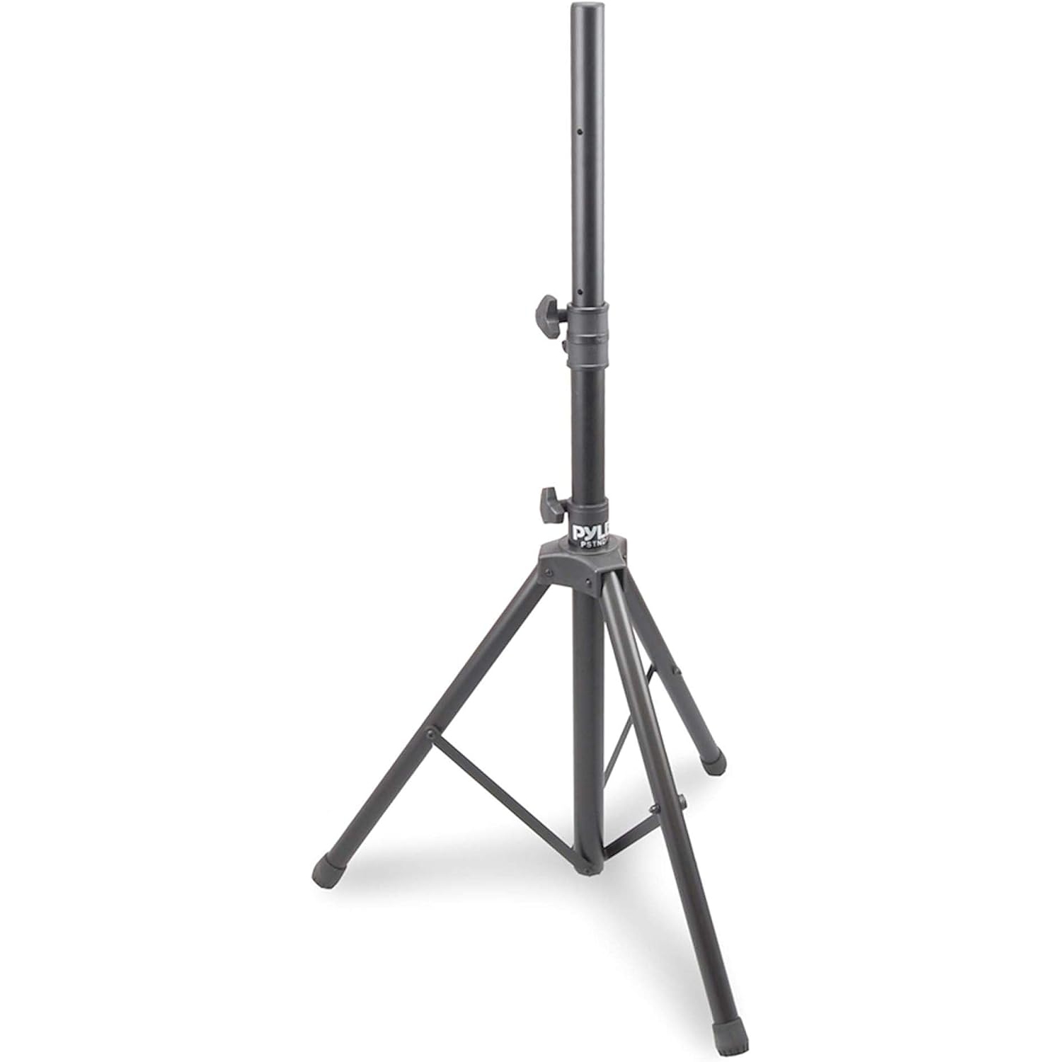 Pyle Universal Speaker Stand-Mount Holder Heavy Duty Rubber Capped Tripod, Adjustable Height from 36.2 x 58.0 inches Locking Safety PIN and 35mm