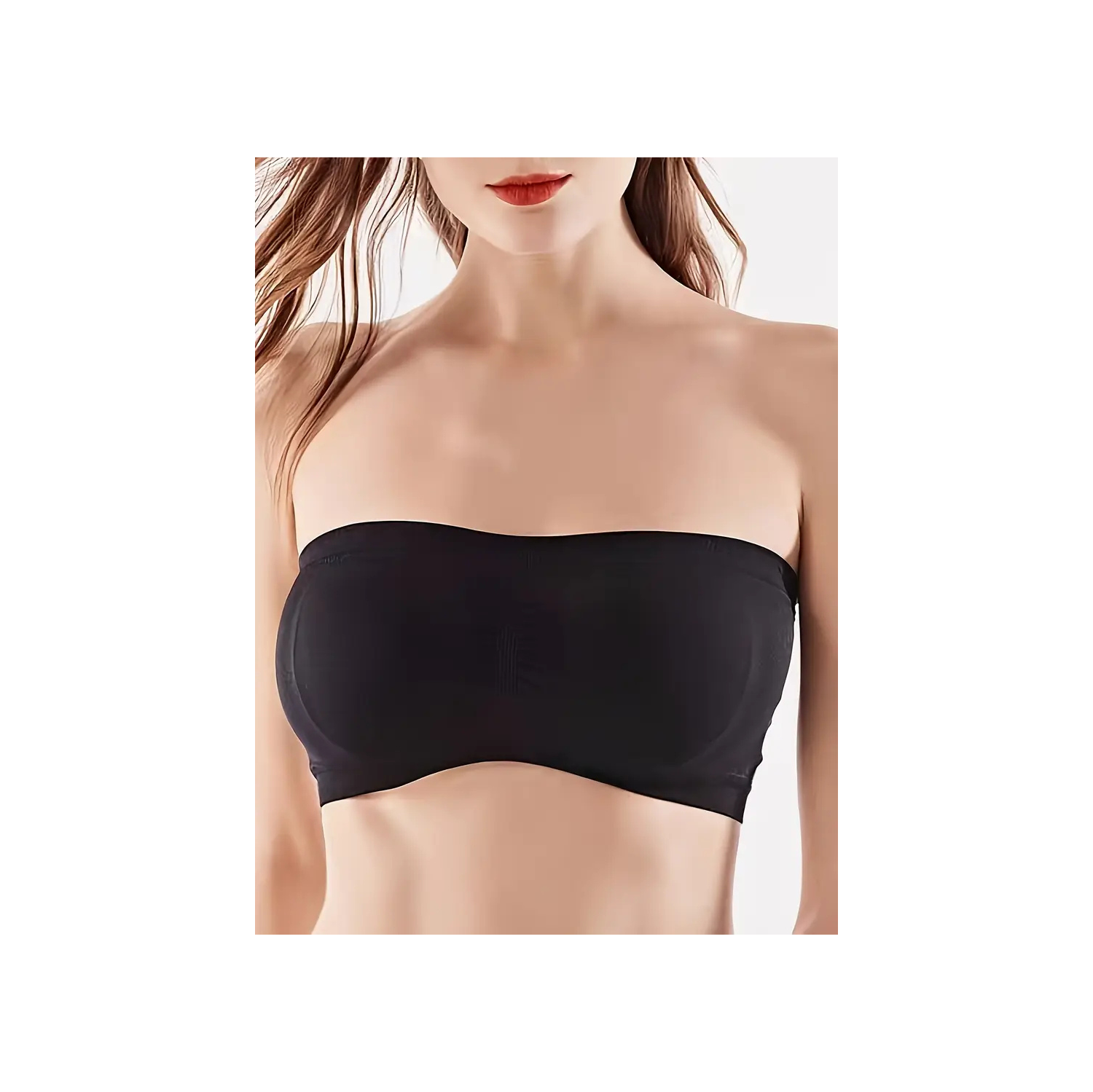Double-Layered Strapless Bra for Superior Support and Comfort and Breathable Fabric