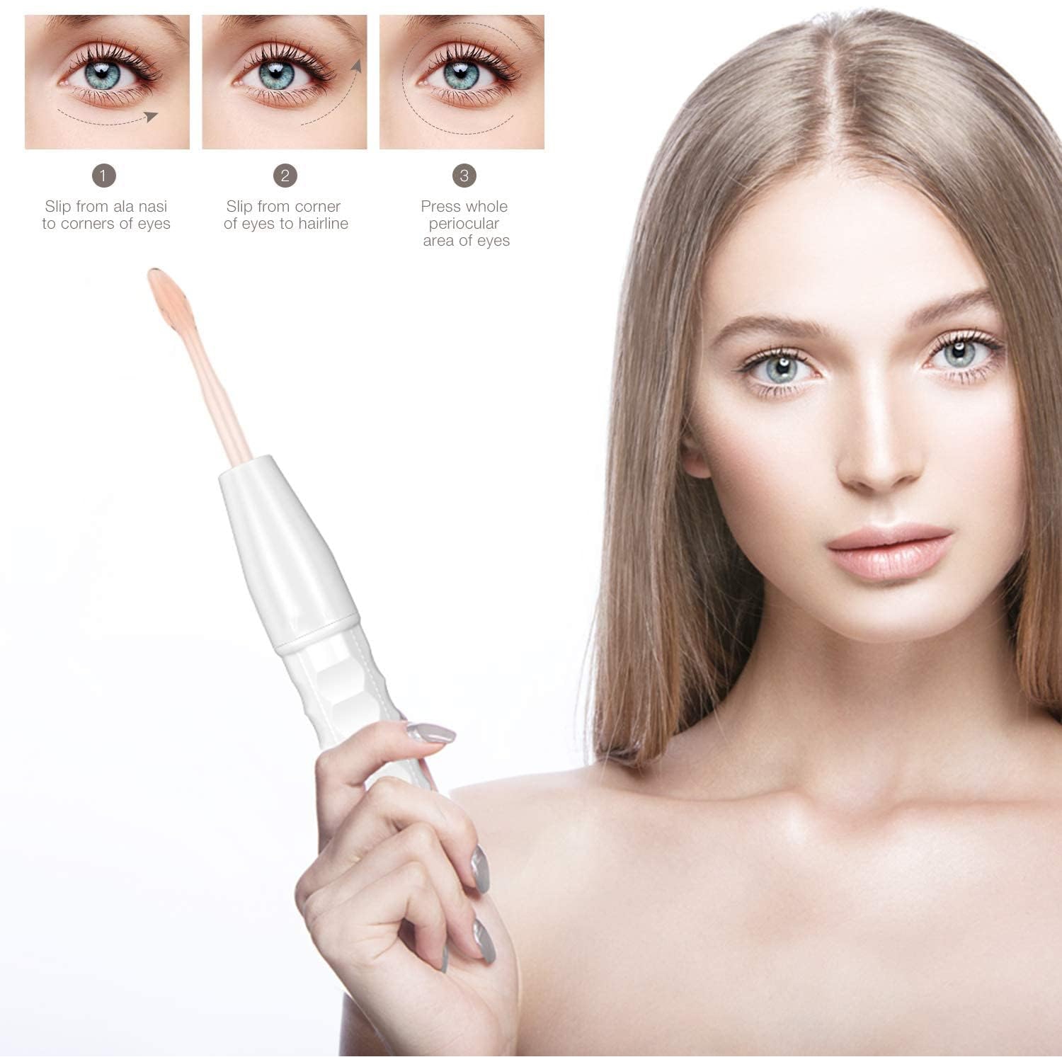 Appareil de traitement d'acné portatif portatif à haute fréquence pour le visage de MayBud Instrument de beauté avec boîtier d'emballage en verre