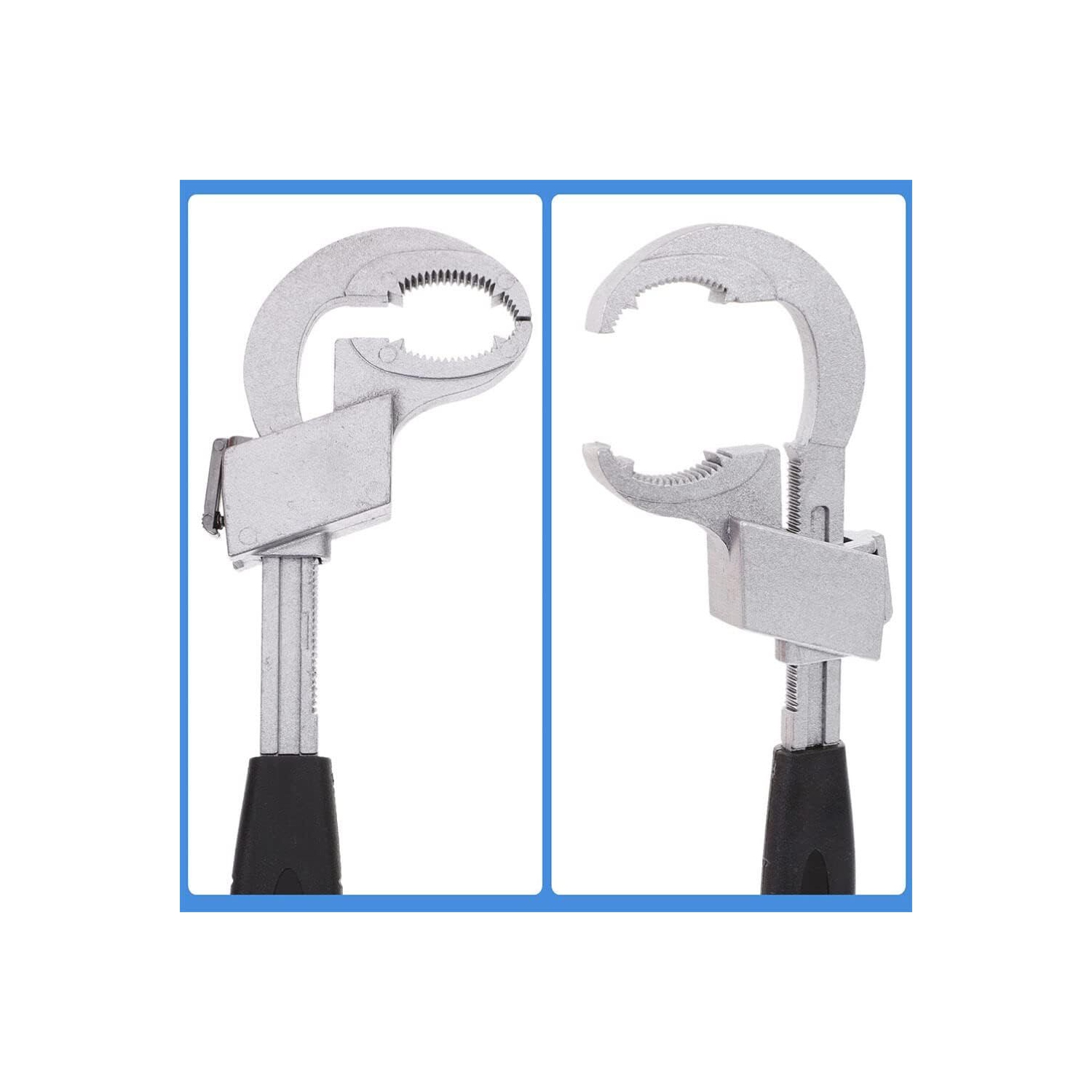 Clé universelle réglable à deux extrémités, clé multifonctionnelle pour évier, clés à tuyau pour installation de plomberie Outils à main