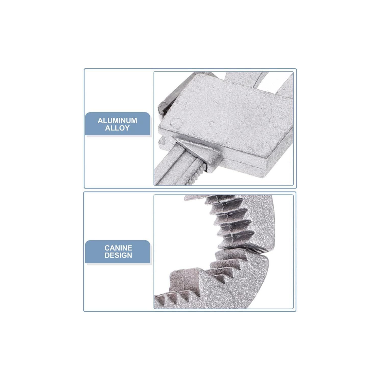 Clé universelle réglable à deux extrémités, clé multifonctionnelle pour évier, clés à tuyau pour installation de plomberie Outils à main