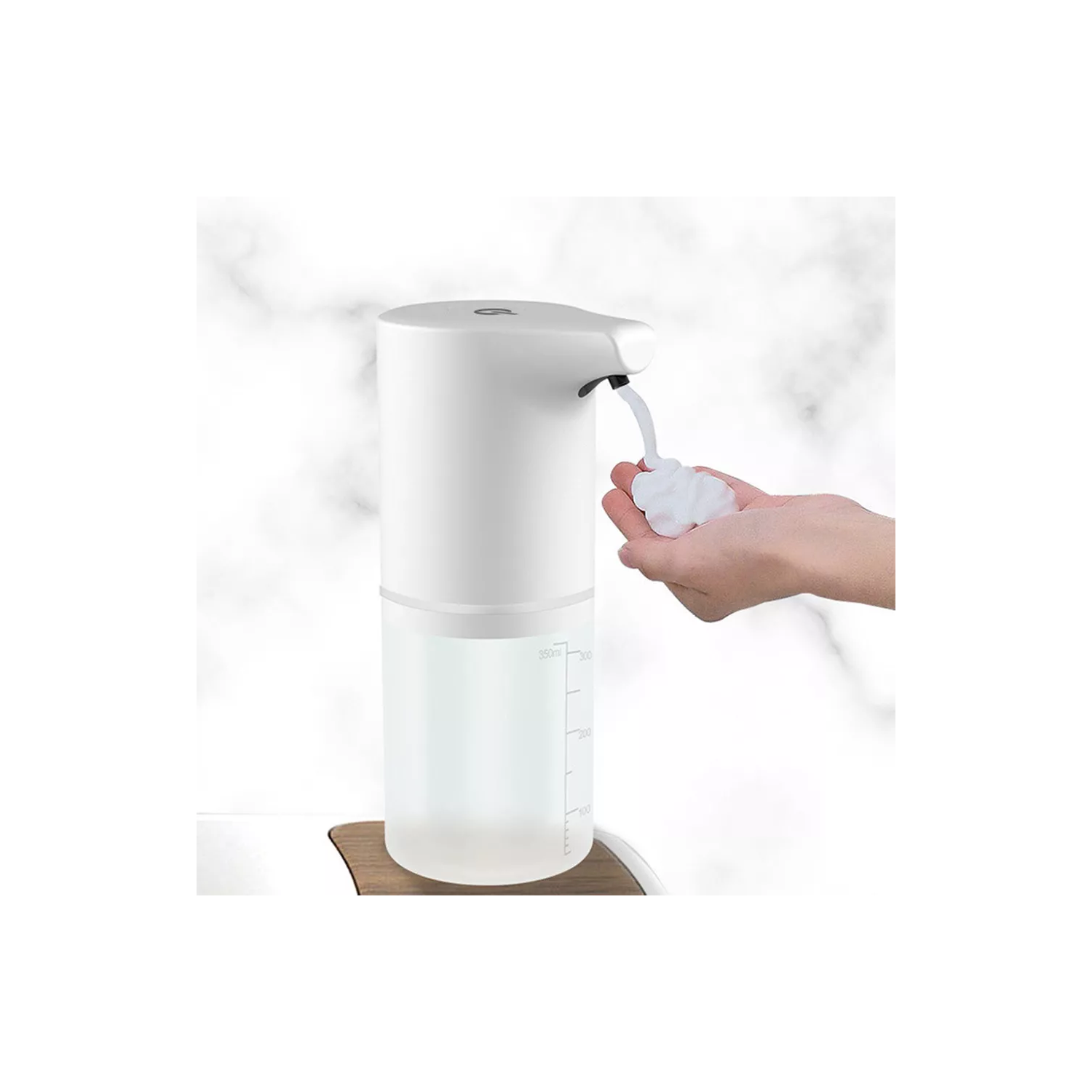 Automatic Foaming Soap Dispenser, Rechargeable, Touchless Foam Soap Dispenser, Hand & Dish Soap Dispenser with Motion Sensor for Bathroom, Kitchen