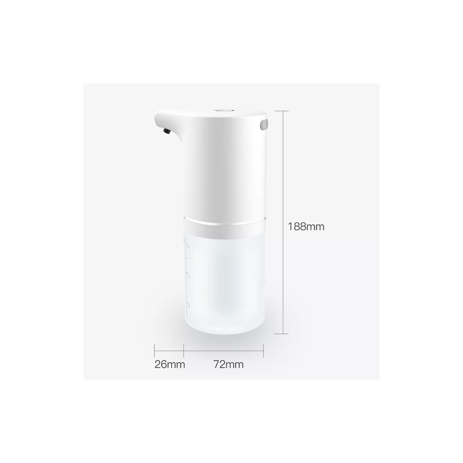 Automatic Foaming Soap Dispenser, Rechargeable, Touchless Foam Soap Dispenser, Hand & Dish Soap Dispenser with Motion Sensor for Bathroom, Kitchen