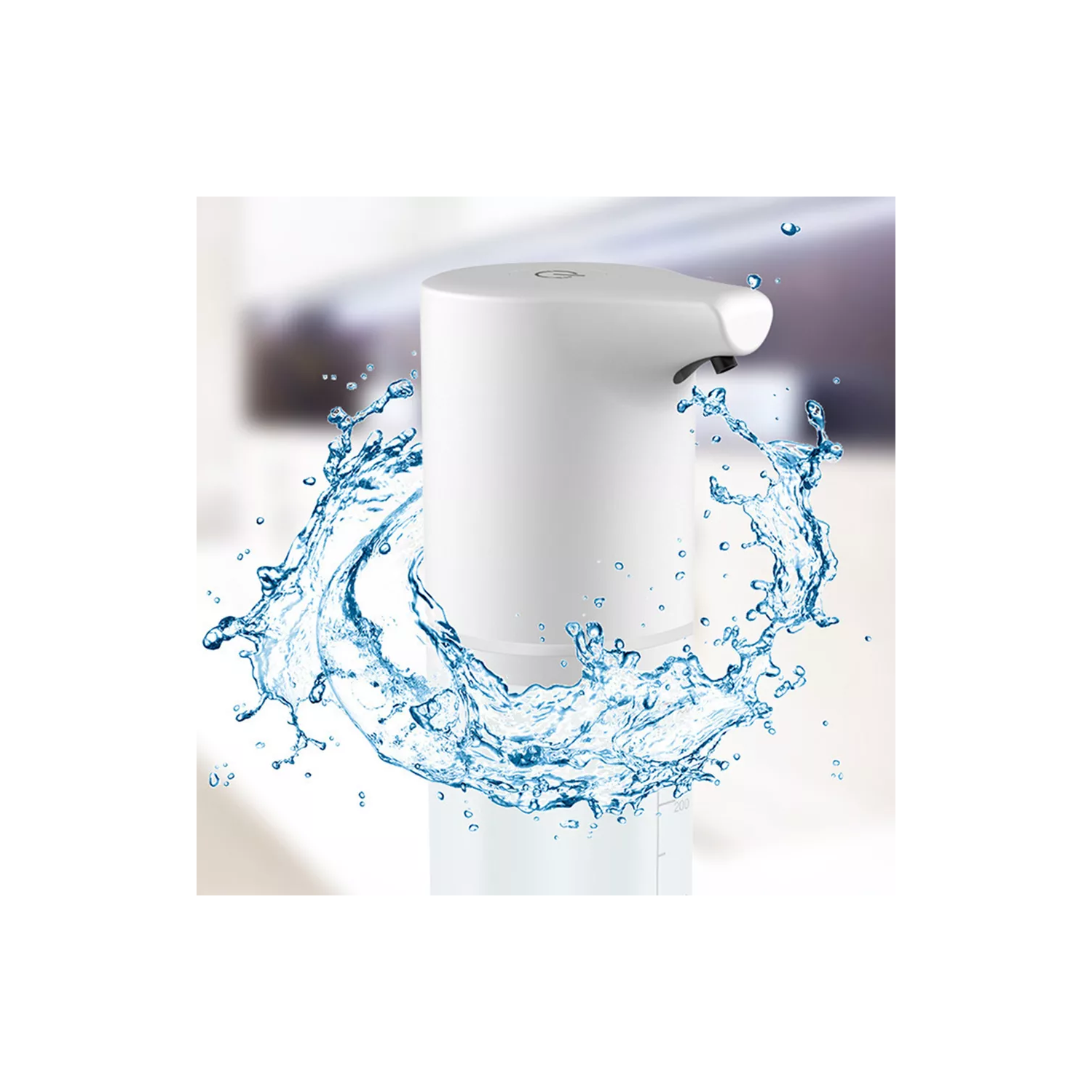 Automatic Foaming Soap Dispenser, Rechargeable, Touchless Foam Soap Dispenser, Hand & Dish Soap Dispenser with Motion Sensor for Bathroom, Kitchen