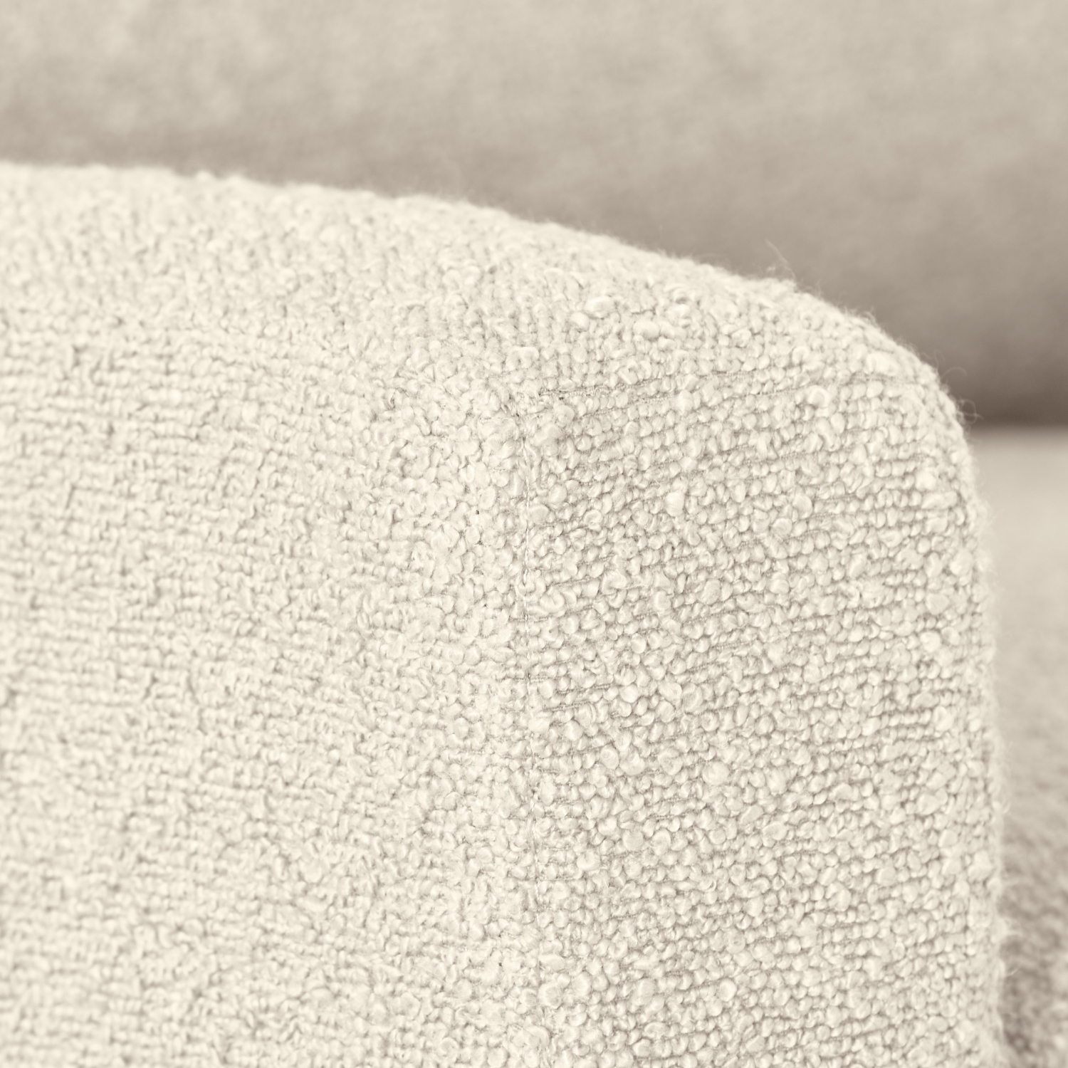 Fauteuil bouclé inclinable blanc de CorLiving, fauteuil inclinable moderne pour salon, chambre à coucher