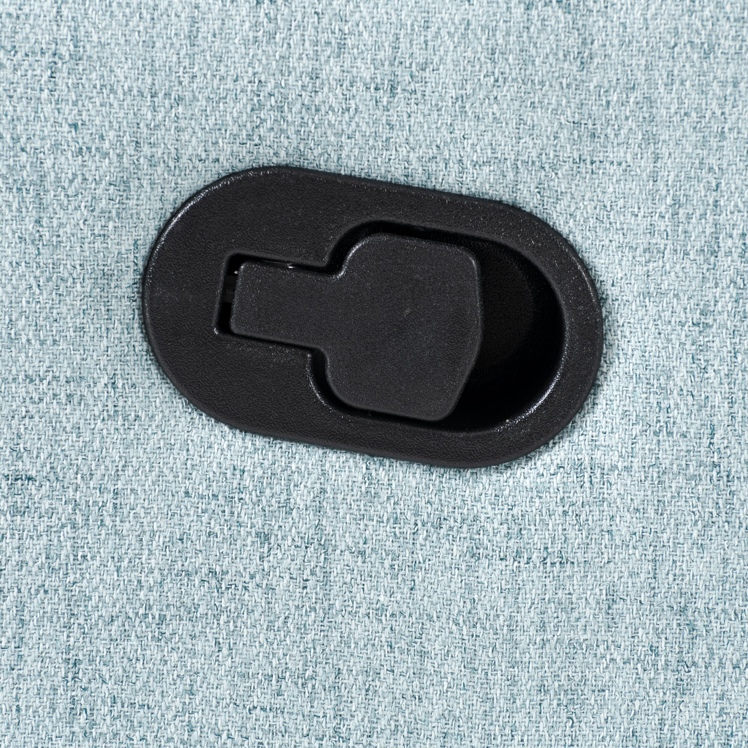 CorLiving Upholstered Light Blue Glider Recliner Chair, Modern Recliner Chair for Living Room, Bedroom