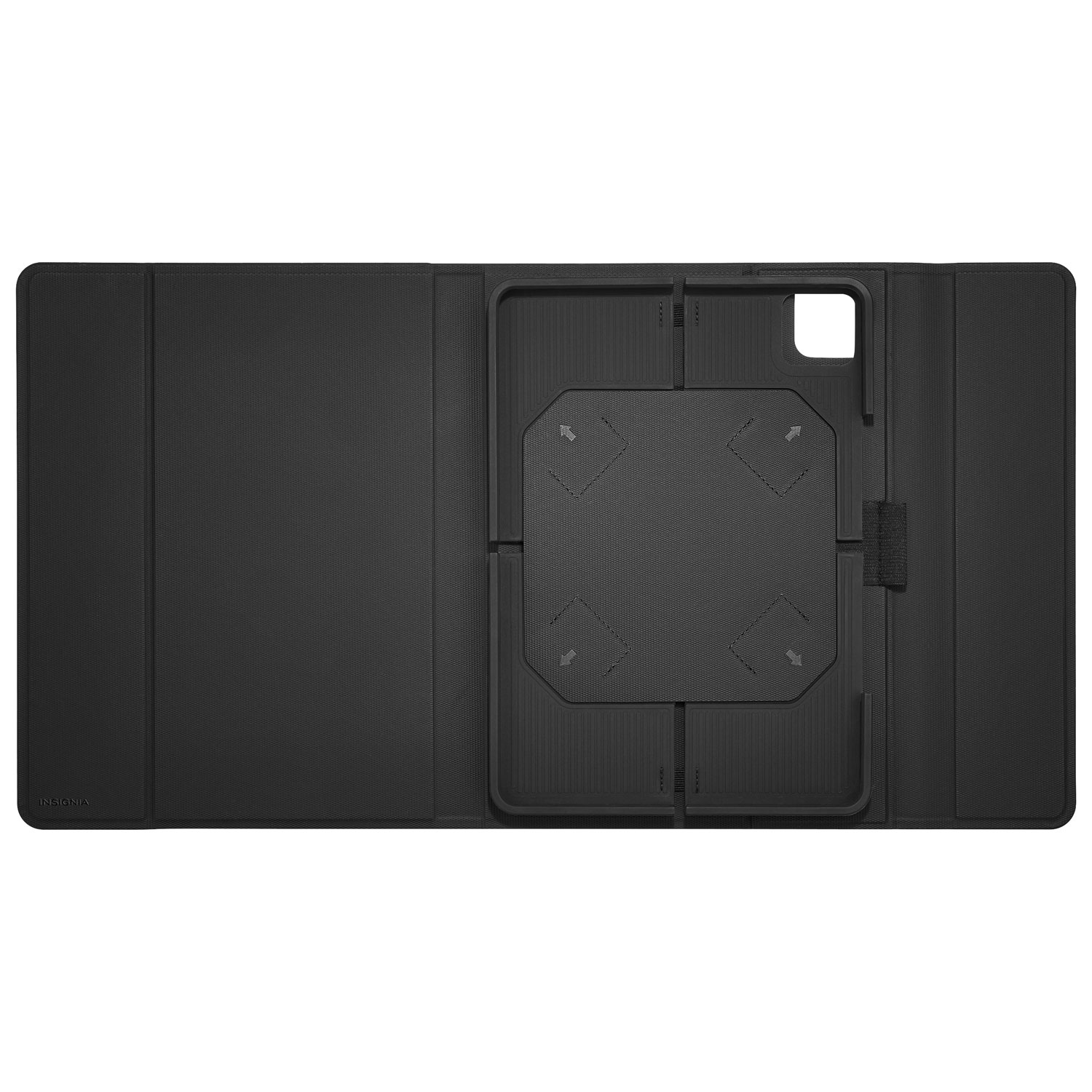 Étui folio d'Insignia pour la plupart des iPad, iPad Air et iPad Pro de 10,2 à 11 po - Noir - Exclusivité Best Buy