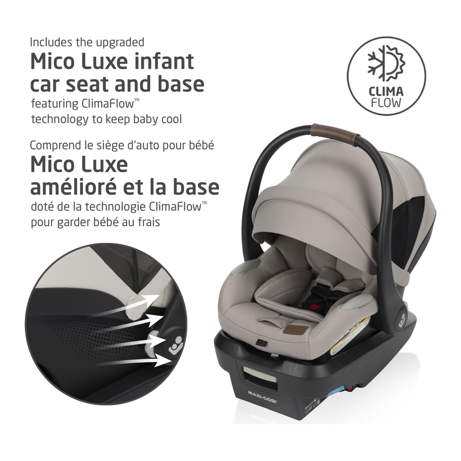 Système de voyage modulaire 5-en-1 Zelia Luxe de Maxi Cosi - New Hope Tan