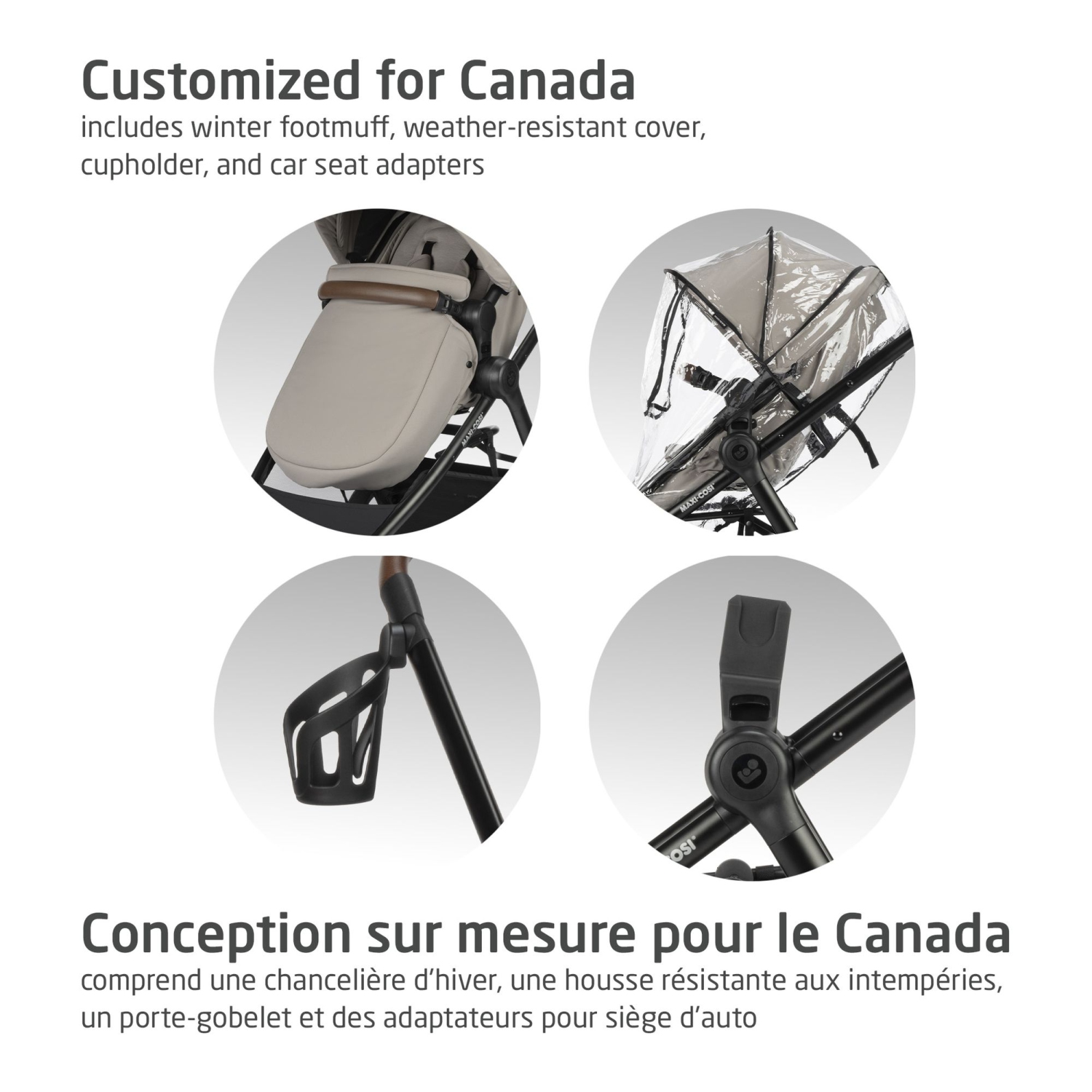 Système de voyage modulaire 5-en-1 Zelia Luxe de Maxi Cosi - New Hope Tan