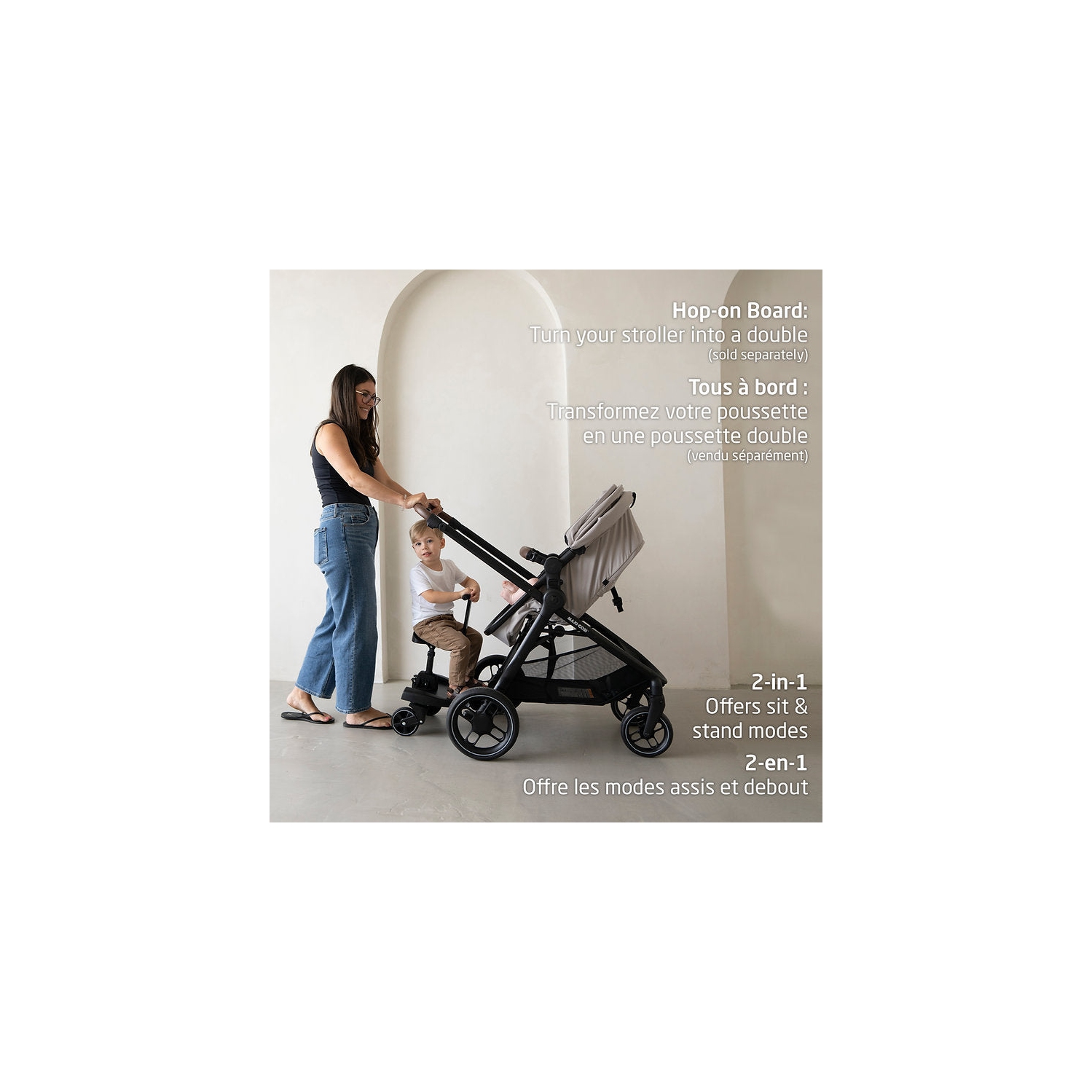 Système de voyage modulaire 5-en-1 Zelia Luxe de Maxi Cosi - New Hope Tan