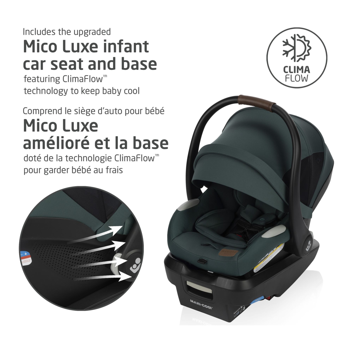 Système de voyage modulaire 5-en-1 Zelia Luxe de Maxi Cosi - Vert essentiel
