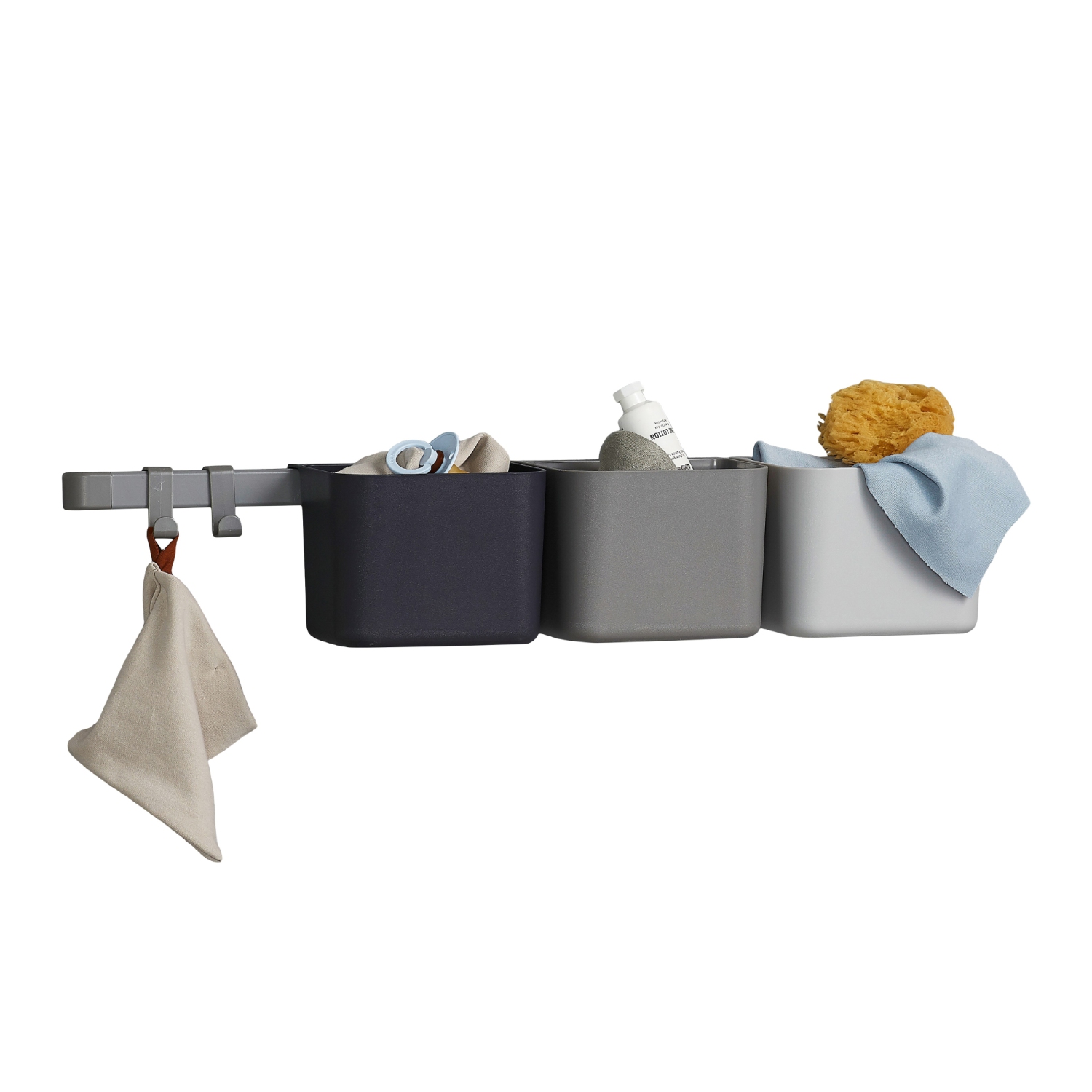 Leander Long Rack Organizer - Dusty Grey