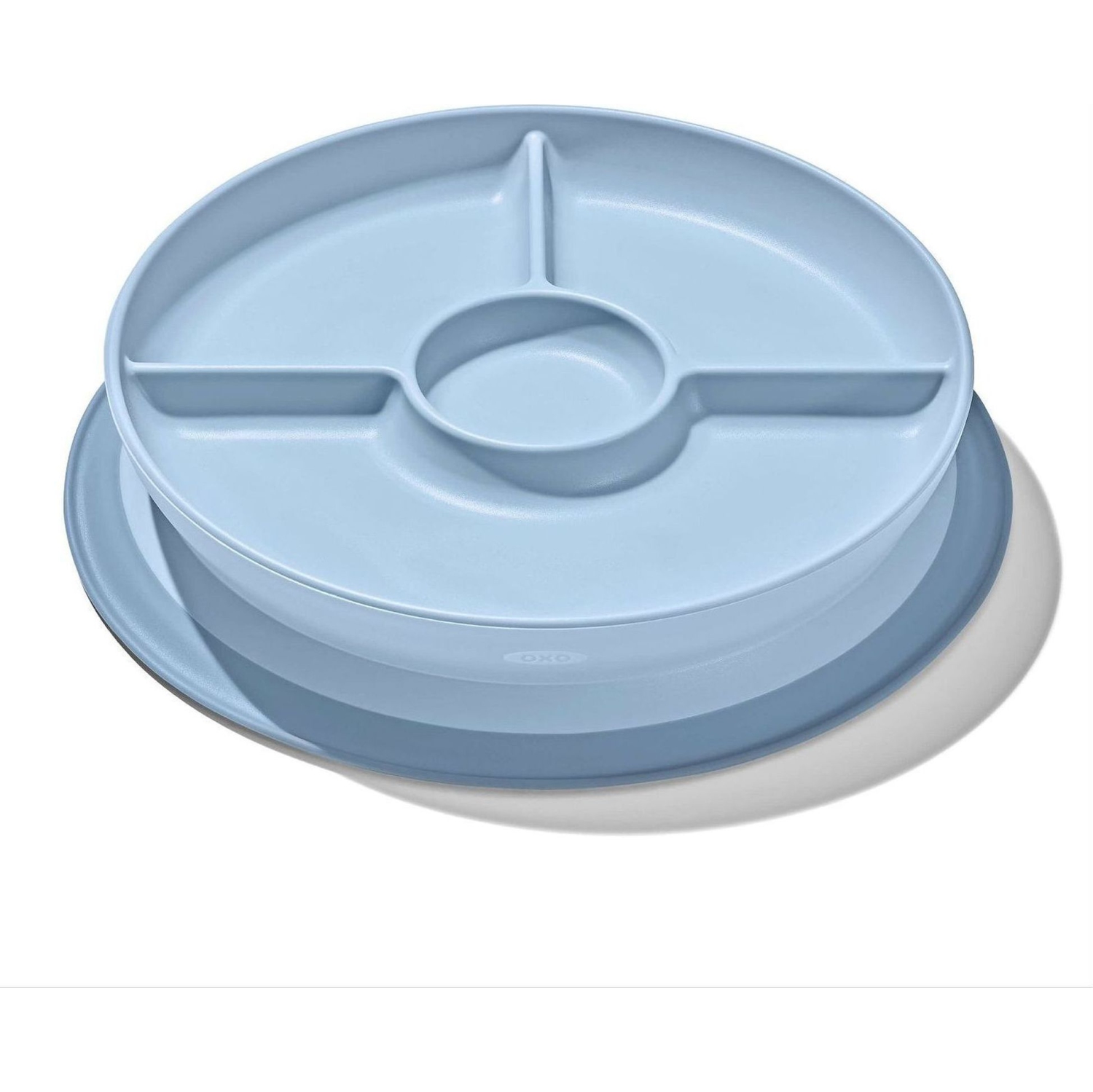 Assiette divisée Tot Stick et Stay d'OXO - Crépuscule